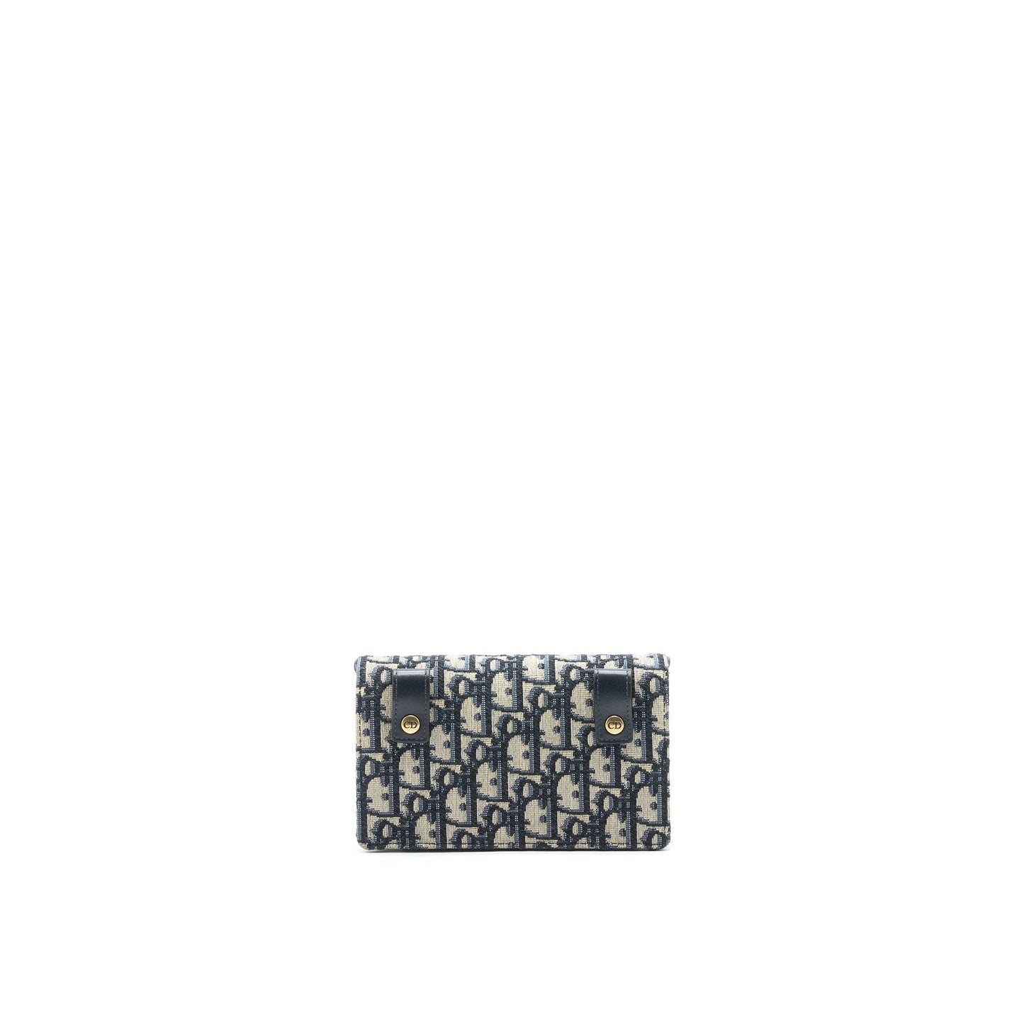 Luxury Dior Saddle Belt Pouch Blue Oblique Jacquard
