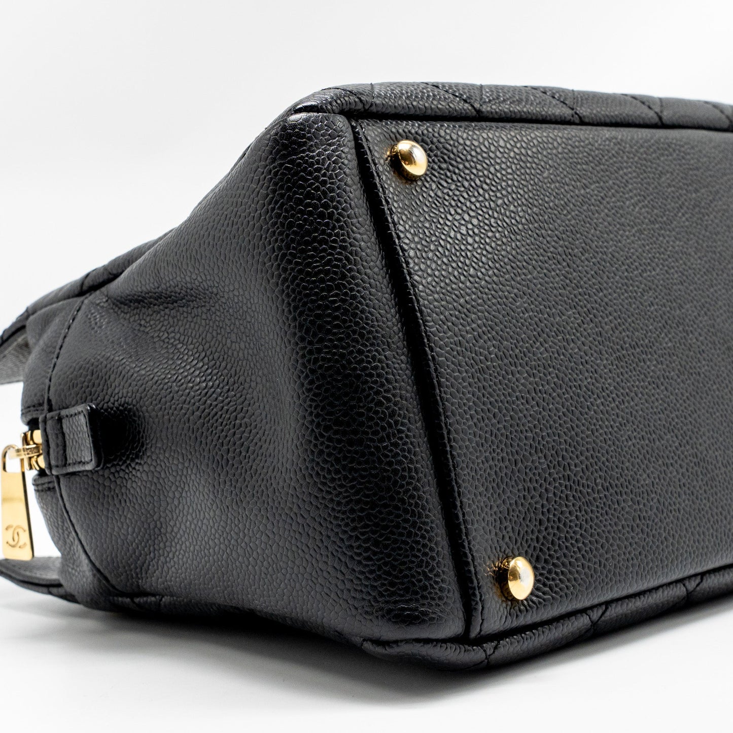 Chanel Petite Timeless Tote Caviar Black GHW