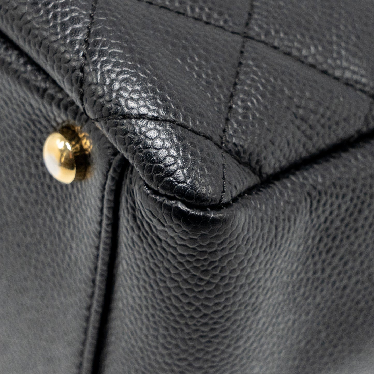 Chanel Petite Timeless Tote Caviar Black GHW