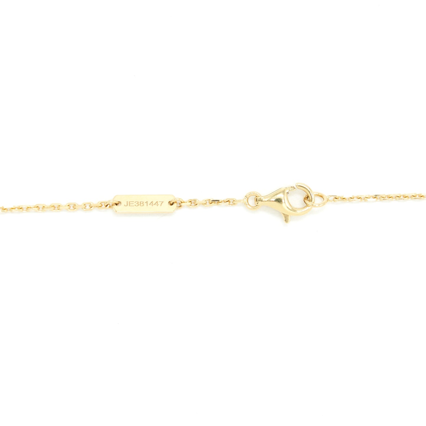 VAN CLEEF & ARPELS VINTAGE ALHAMBRA PENDANT ONYX AND YELLOW GOLD