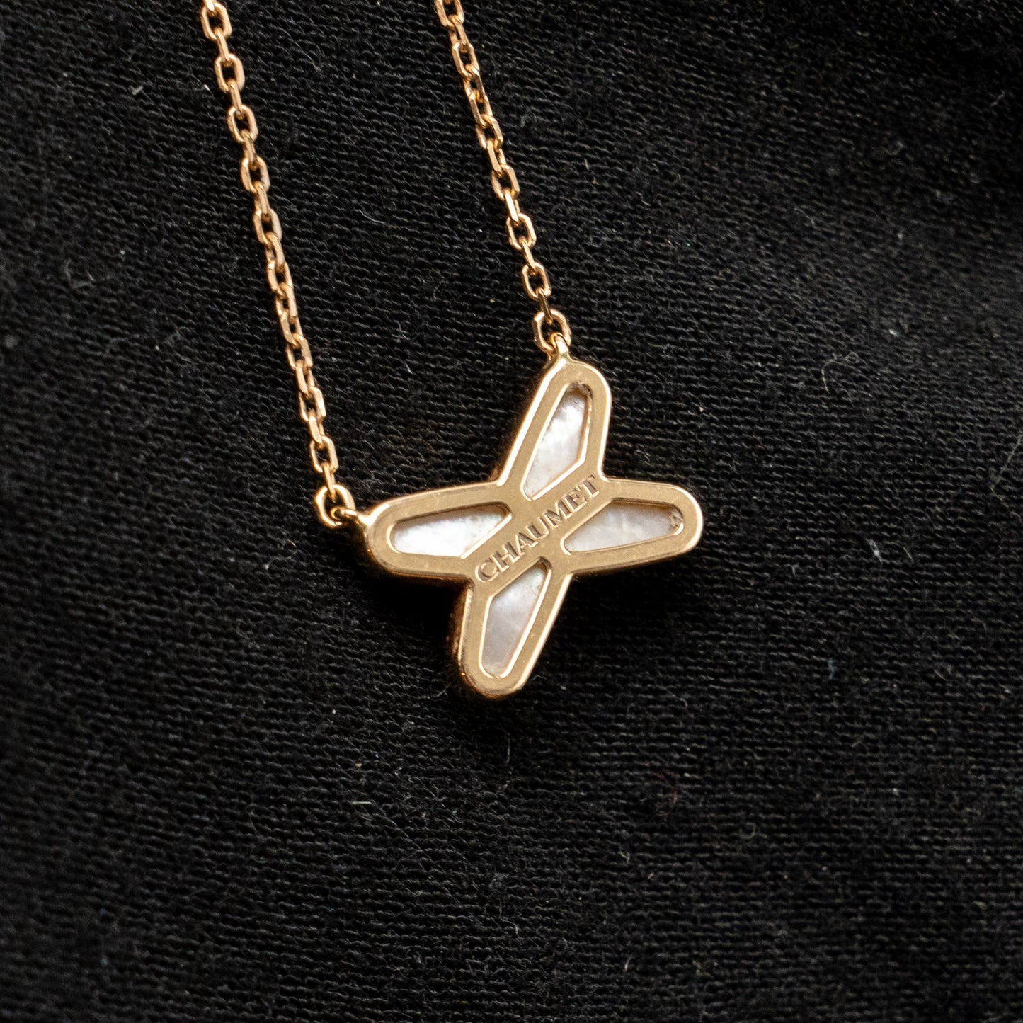 Chaumet Jeux De Liens Pendant Rose Gold, Mother-of-Pearl, Diamond