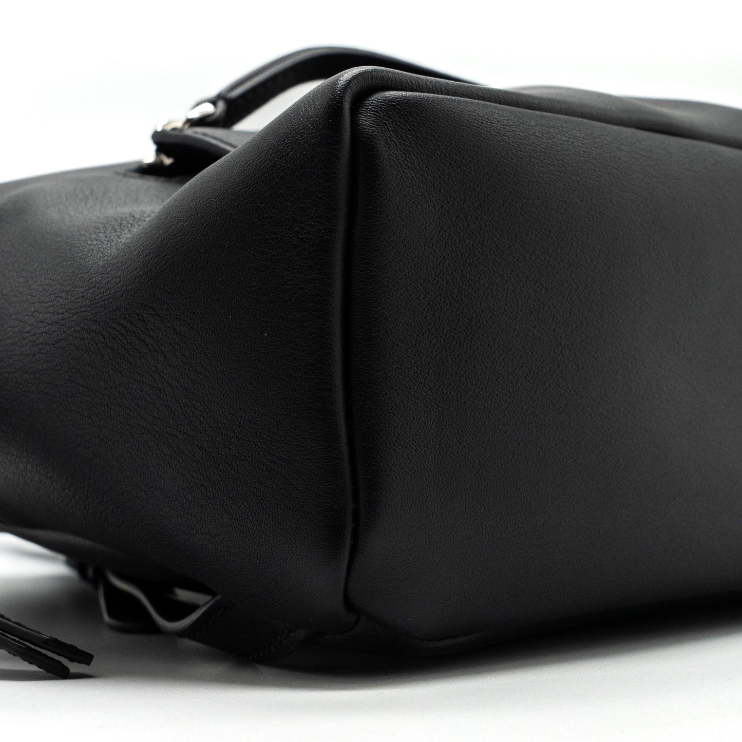 Fendi By The Way Backpack Leather Crystal Black SHW