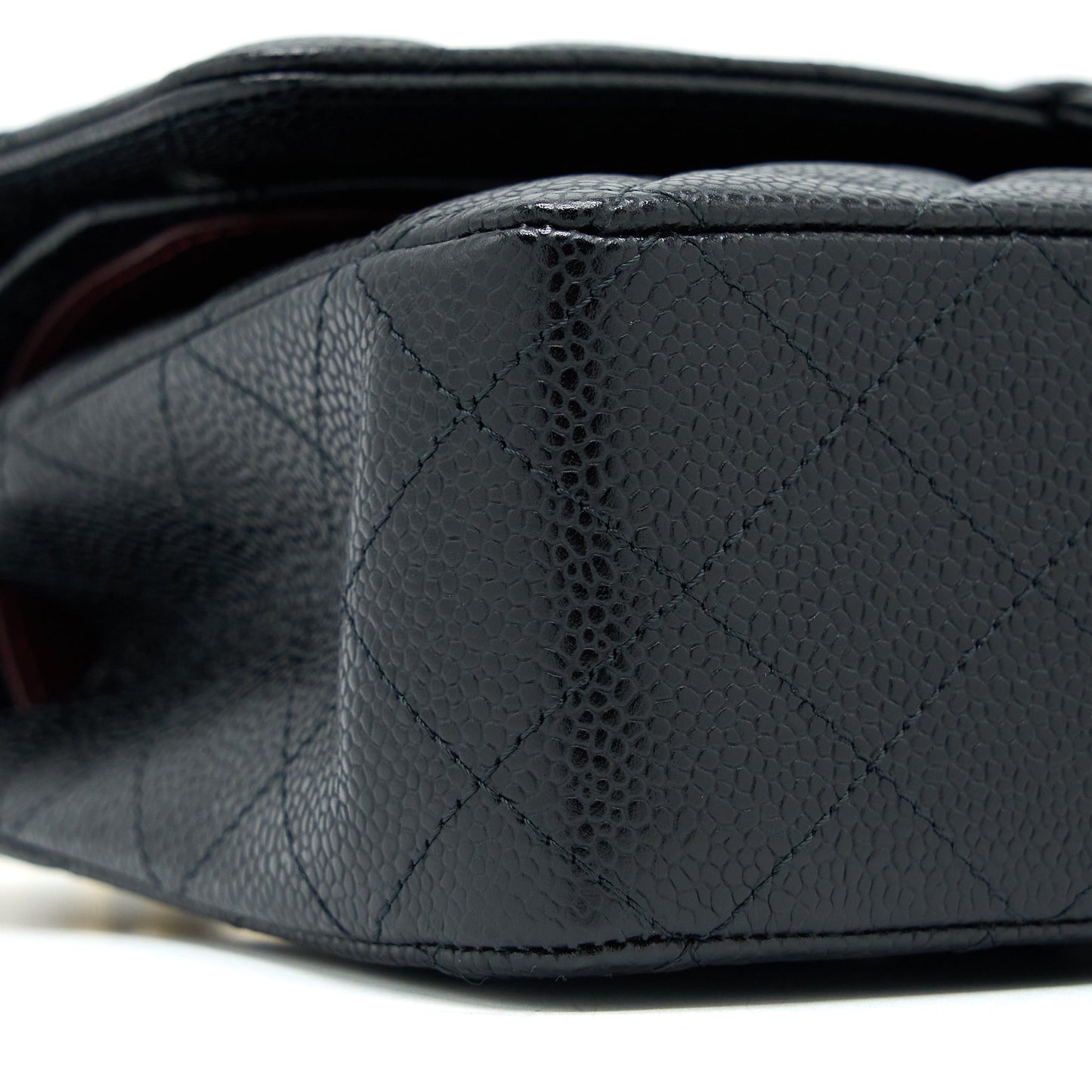 Chanel Medium Classic Double Flap Bag Caviar Black GHW (Microchip)