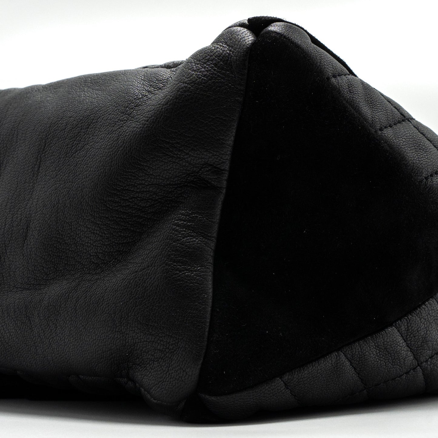 Chanel Bucket Bag Goatskin/Sue Calfskin Black SHW