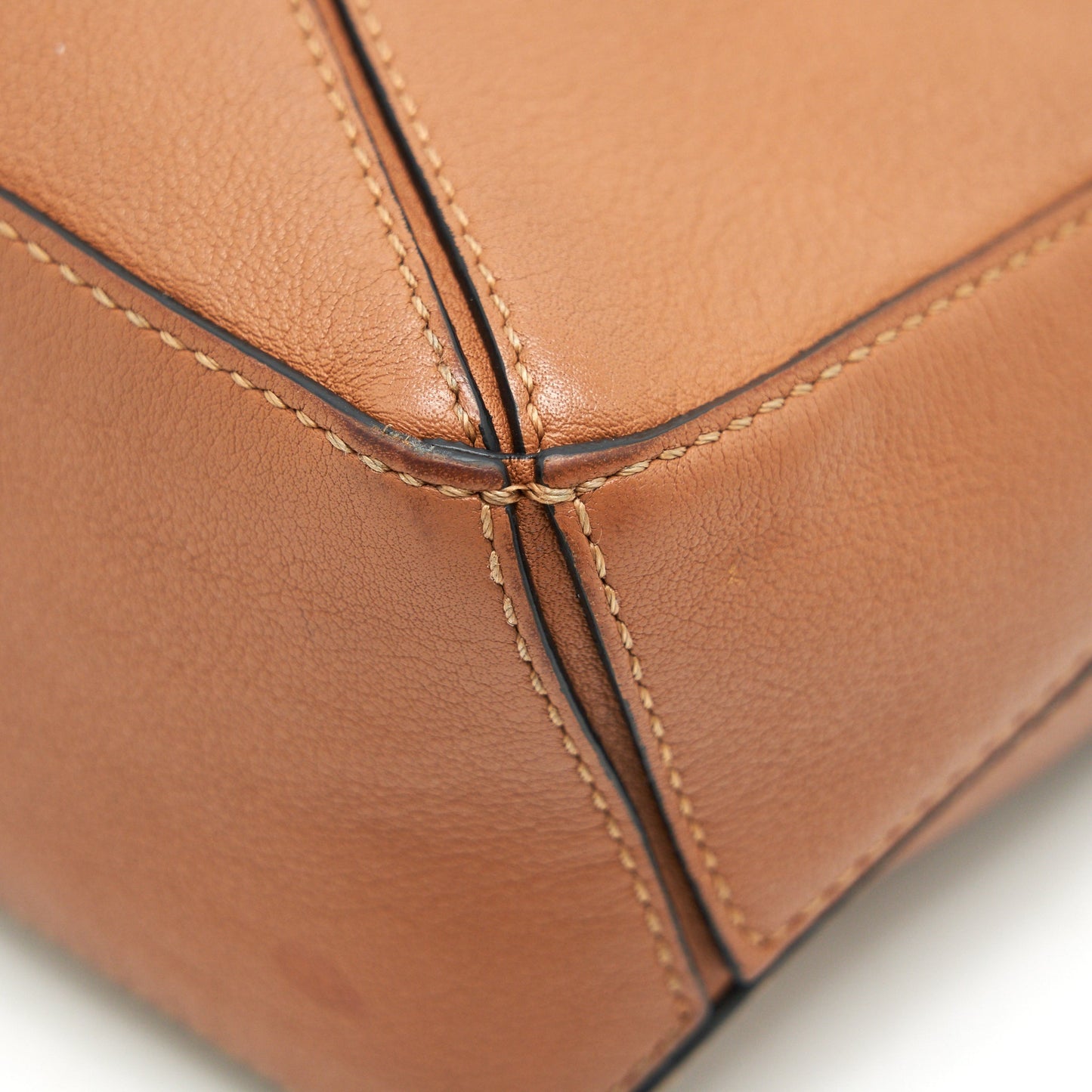 Loewe Mini Puzzle Bag in Tan