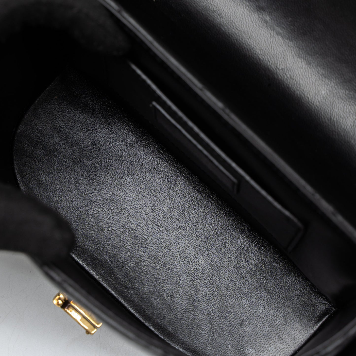 Saint Laurent June Box Bag Lambskin Black GHW
