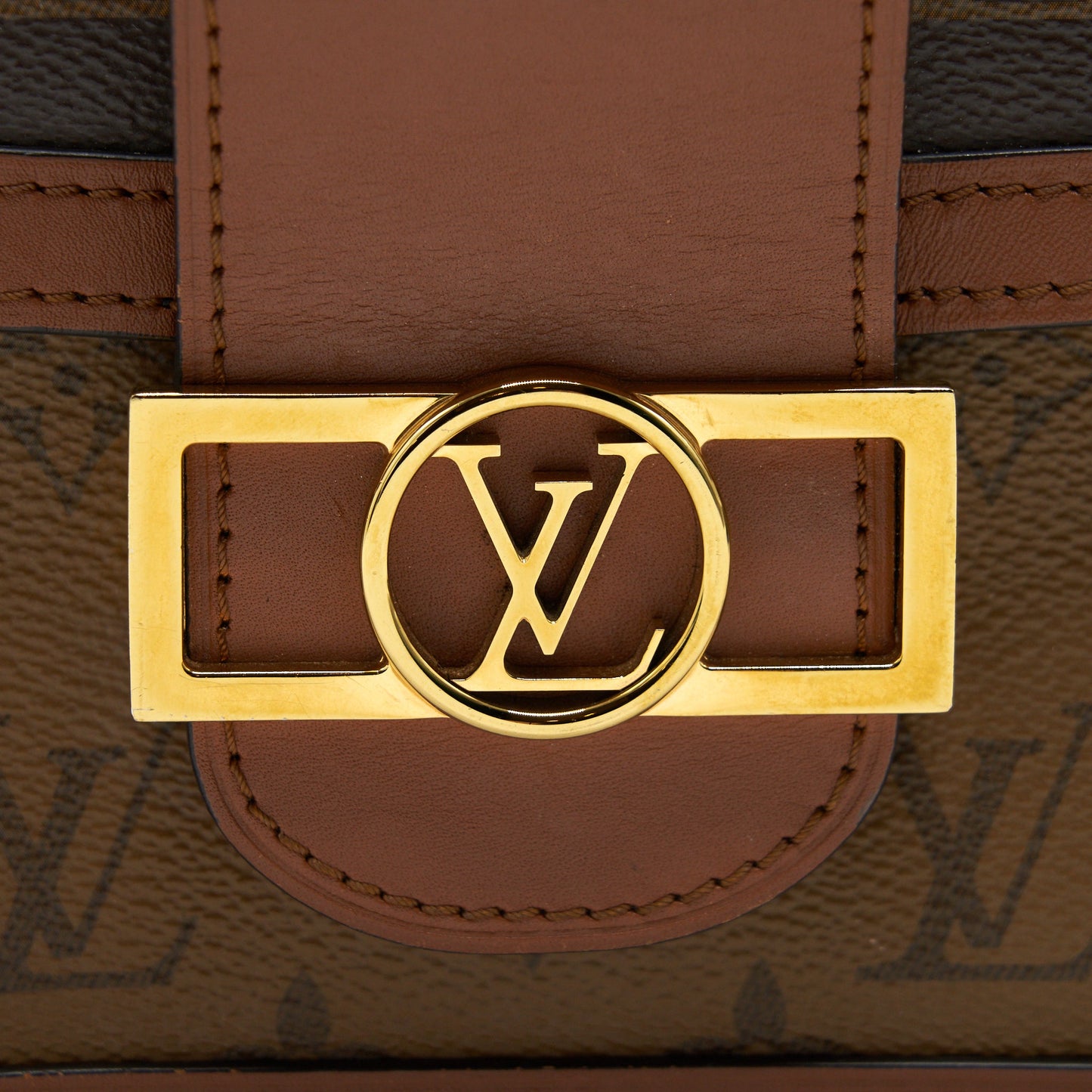Louis Vuitton Dauphine Flap Bag Reverse Monogram