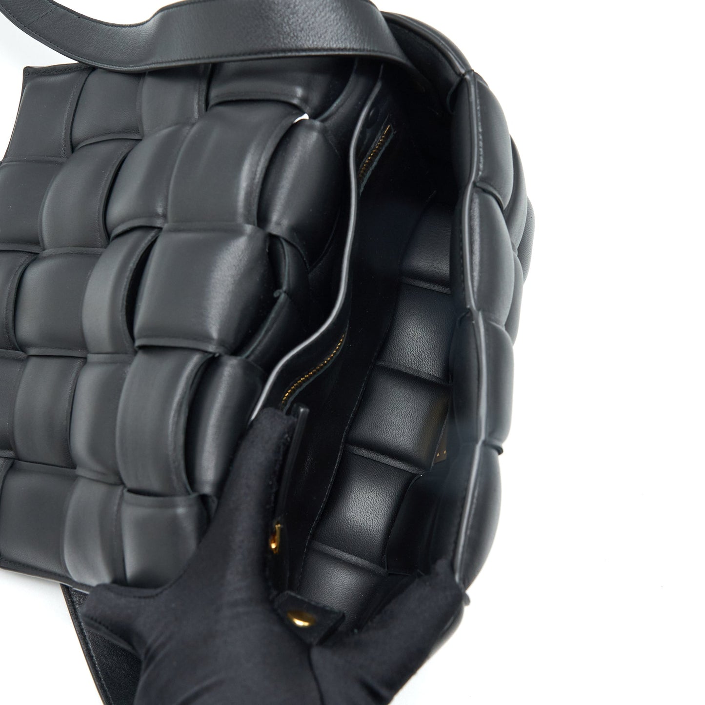 Bottega Veneta Padded Cassette Black GHW