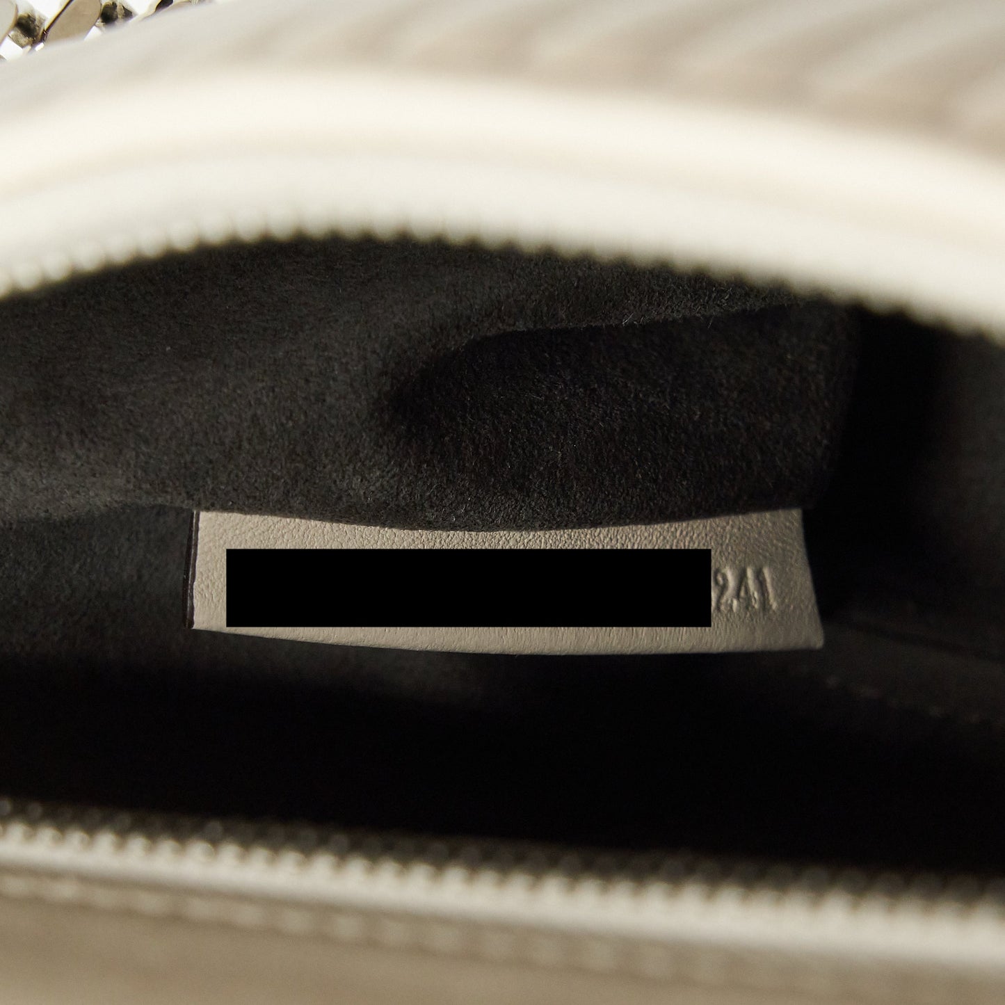 Fendi Dot Com Bag White SHW