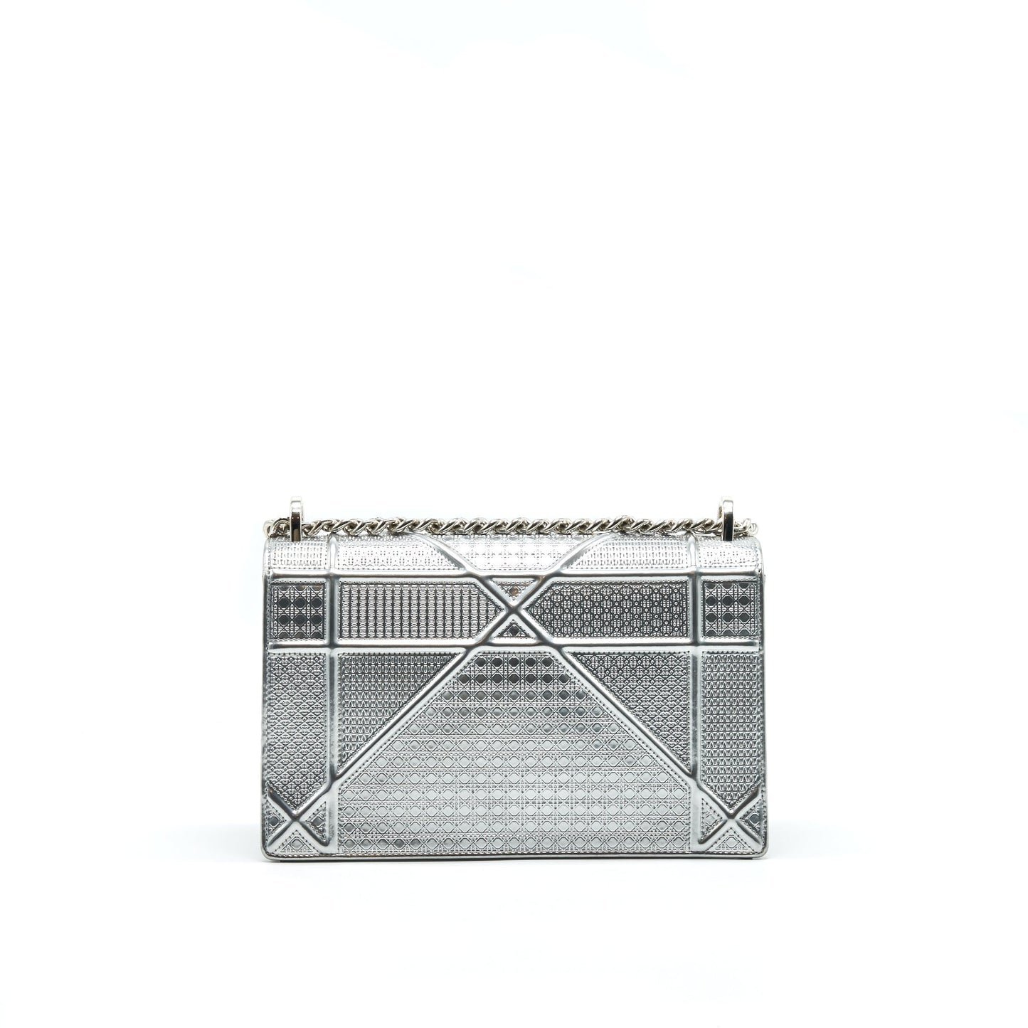 CHRISTIAN Luxury Dior Luxury DiorAMA MEDIUM IN METALLIC SILVER WITH SHW
