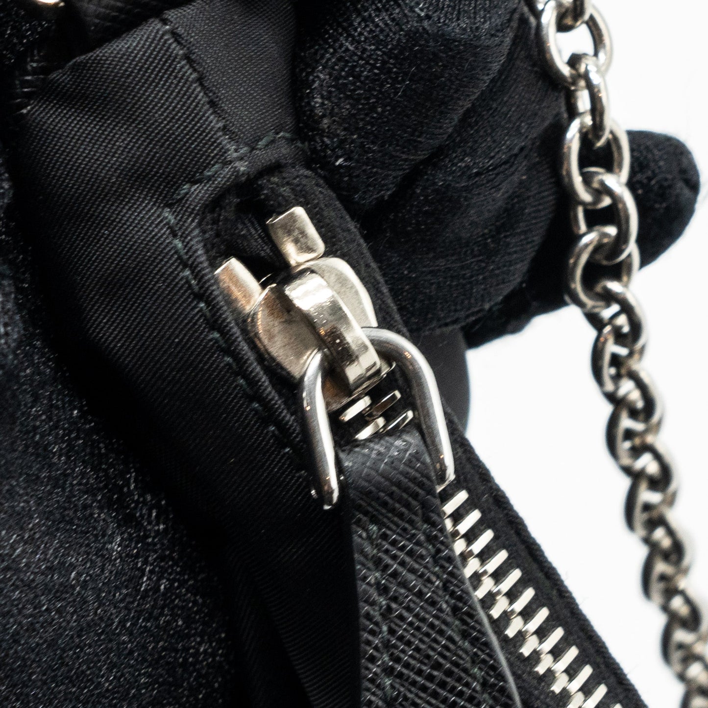 Prada re-edition 2005 re-nylon bag black SHW