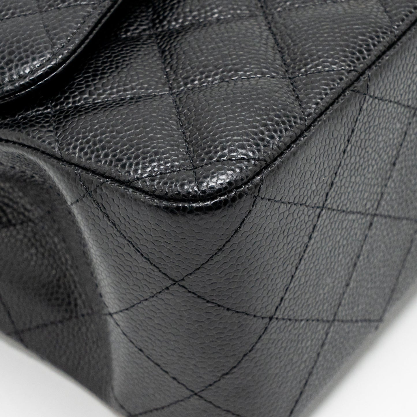 Chanel Jumbo Classic Double Flap Bag Caviar Black GHW (Microchip)