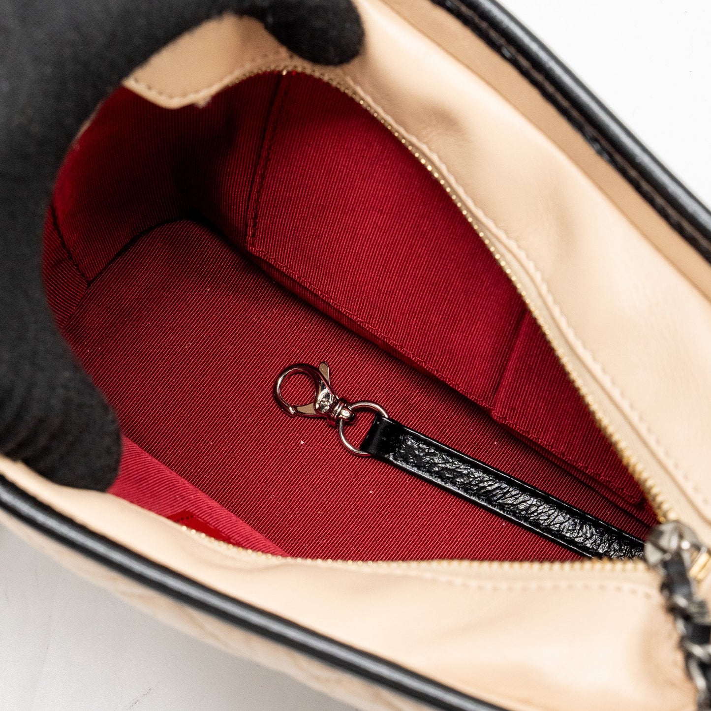 Chanel Small Gabrielle Hobo Bag Aged Calfskin Beige/Black Multicolour Hardware