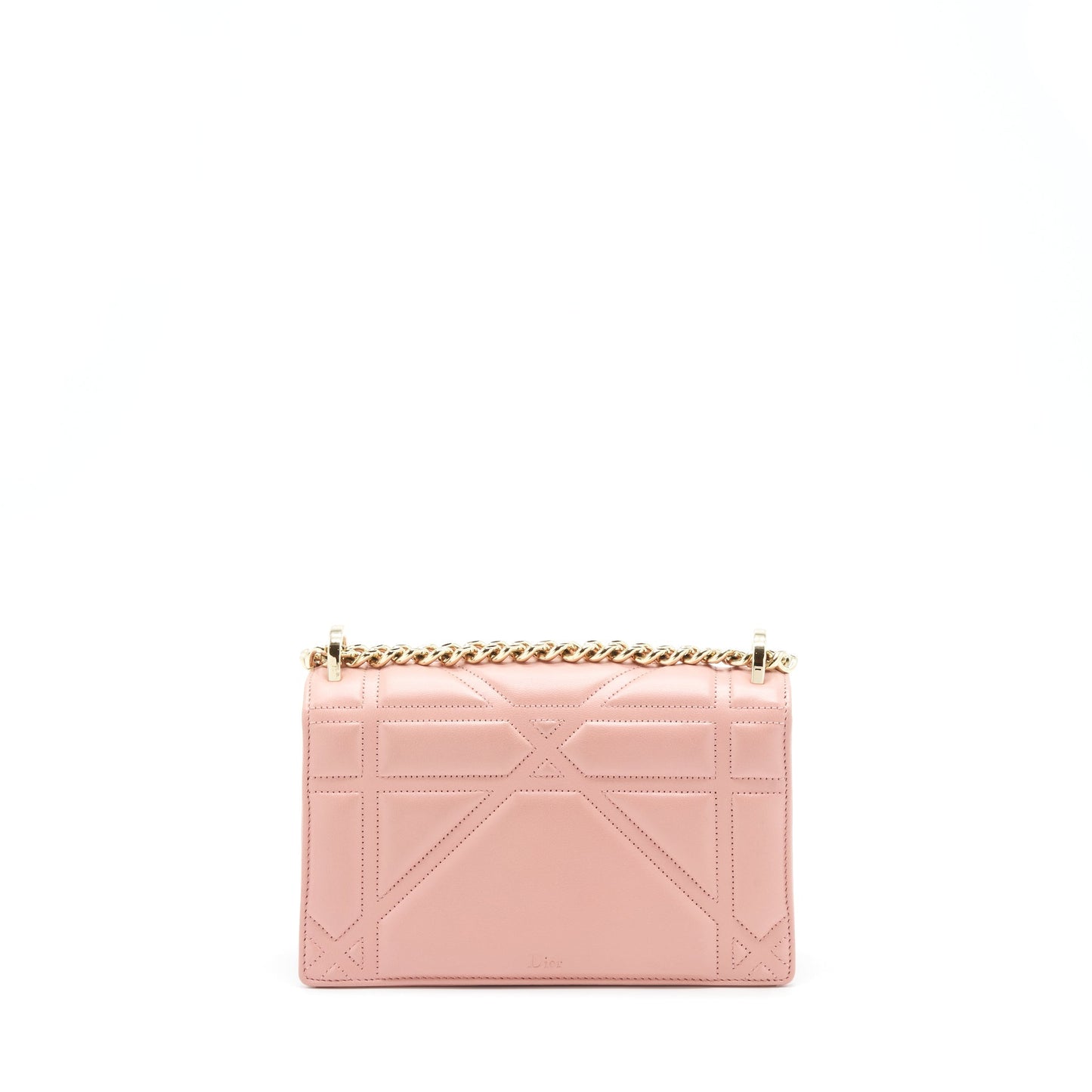 Luxury Dior Small Luxury Diorama Bag Lambskin Pink LGHW