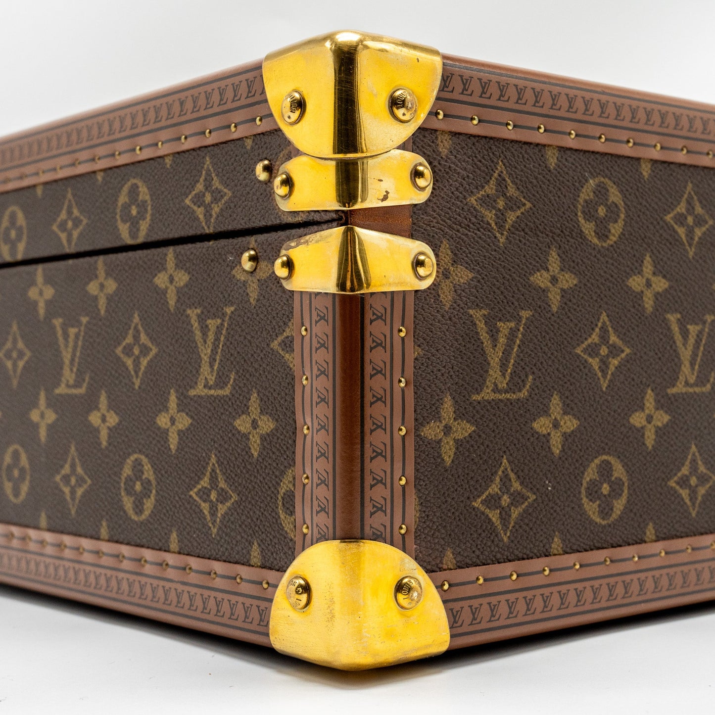 Louis Vuitton Vintage Monogram Tabor 35 Train Case GHW