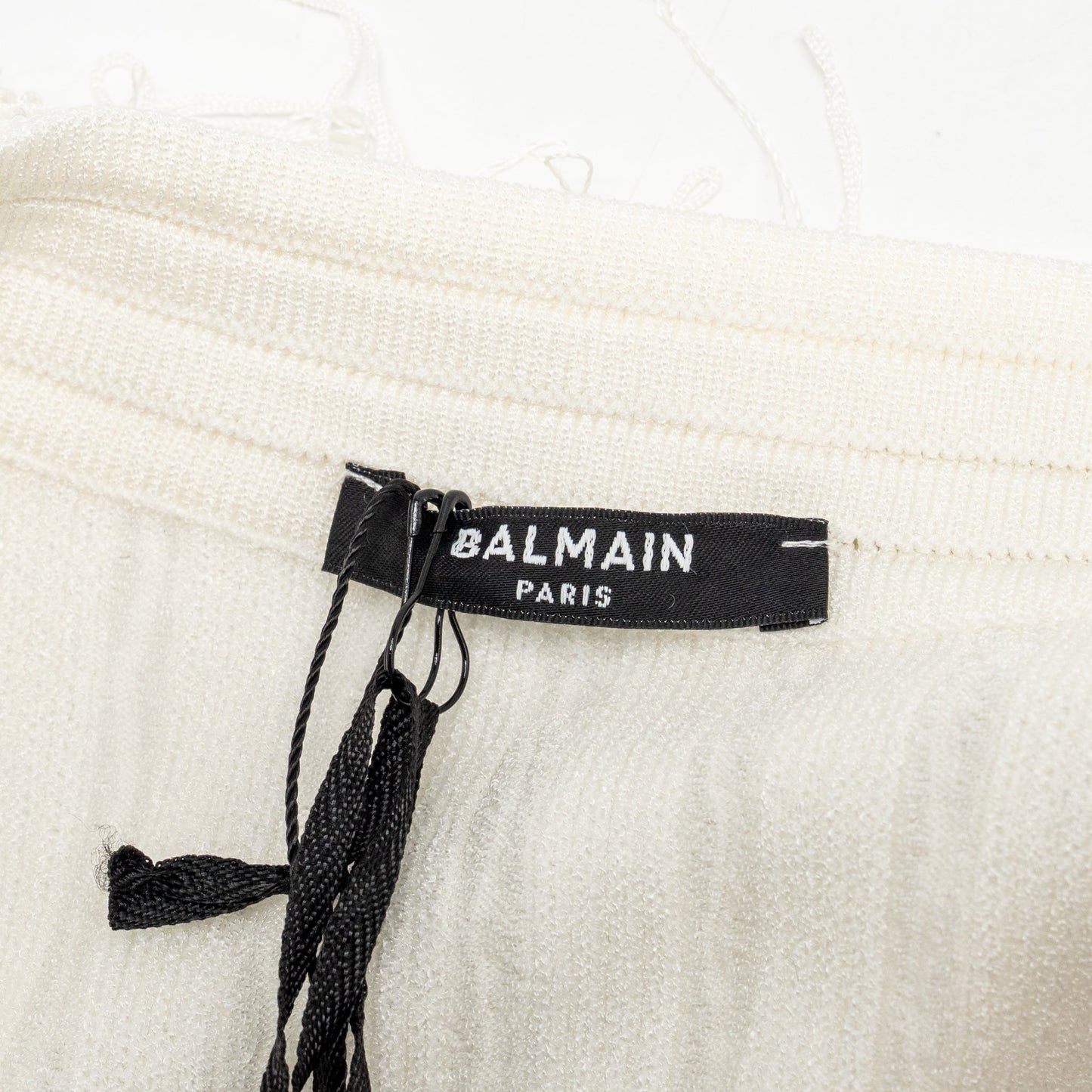 Balmain size 36 cardigan Viscose / polysester cream