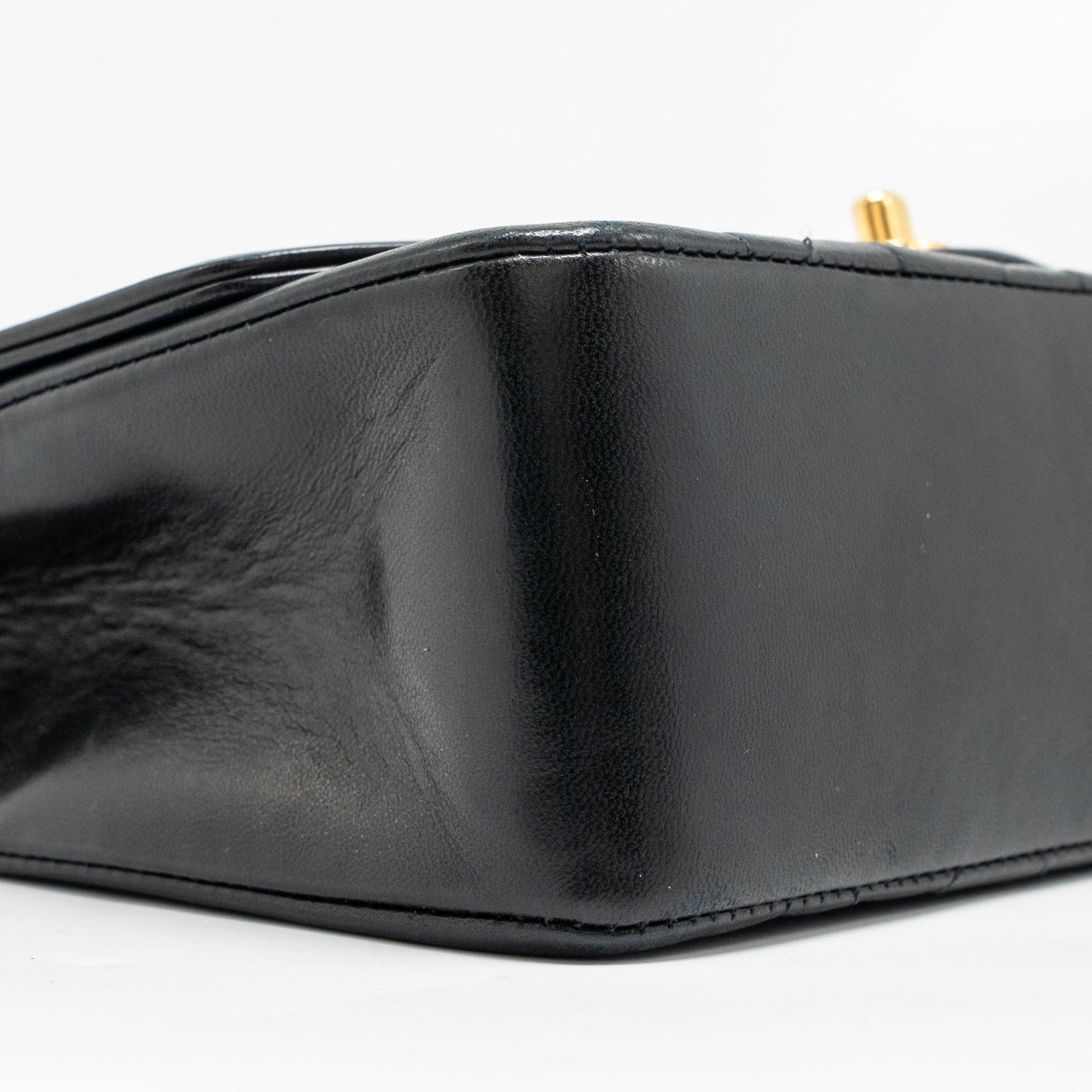 Chanel Vintage Small Diana Bag Lambskin Black GHW
