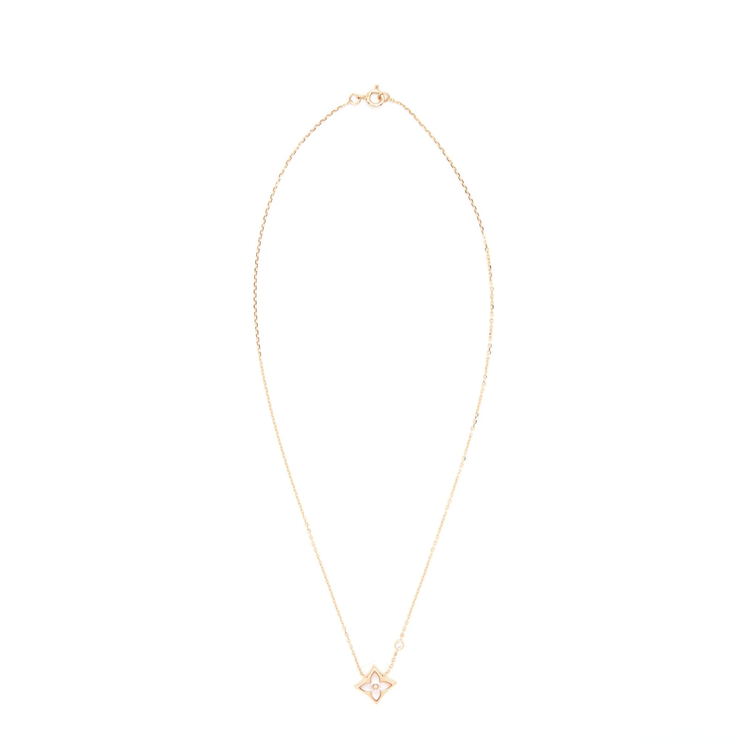 Louis Vuitton Colour Blossom BB Star Pendant, Pink Gold / Pink Mother Of Pearl And Diamond