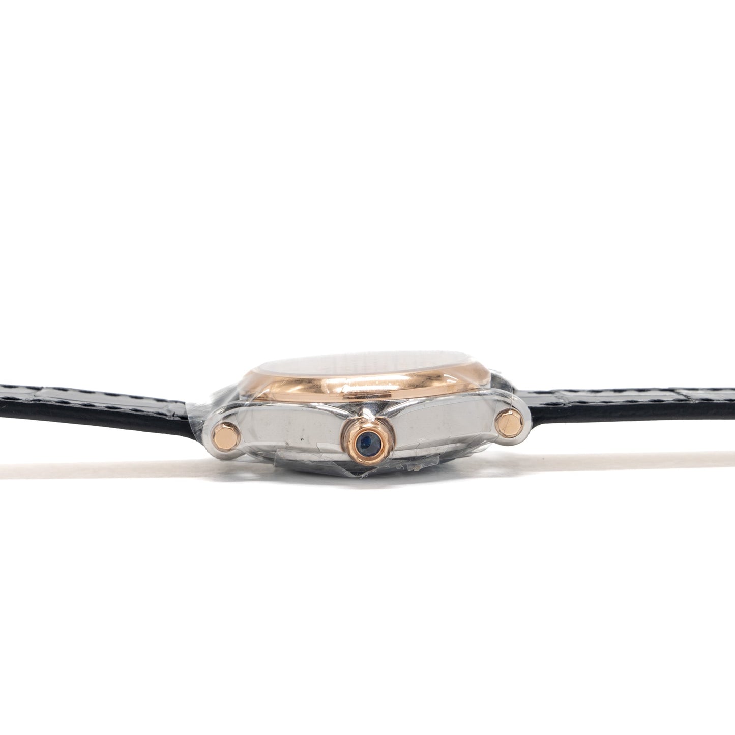 Chopard Happy Sport 30mm automatic rose gold/ steel with diamonds model : 278573-6013
