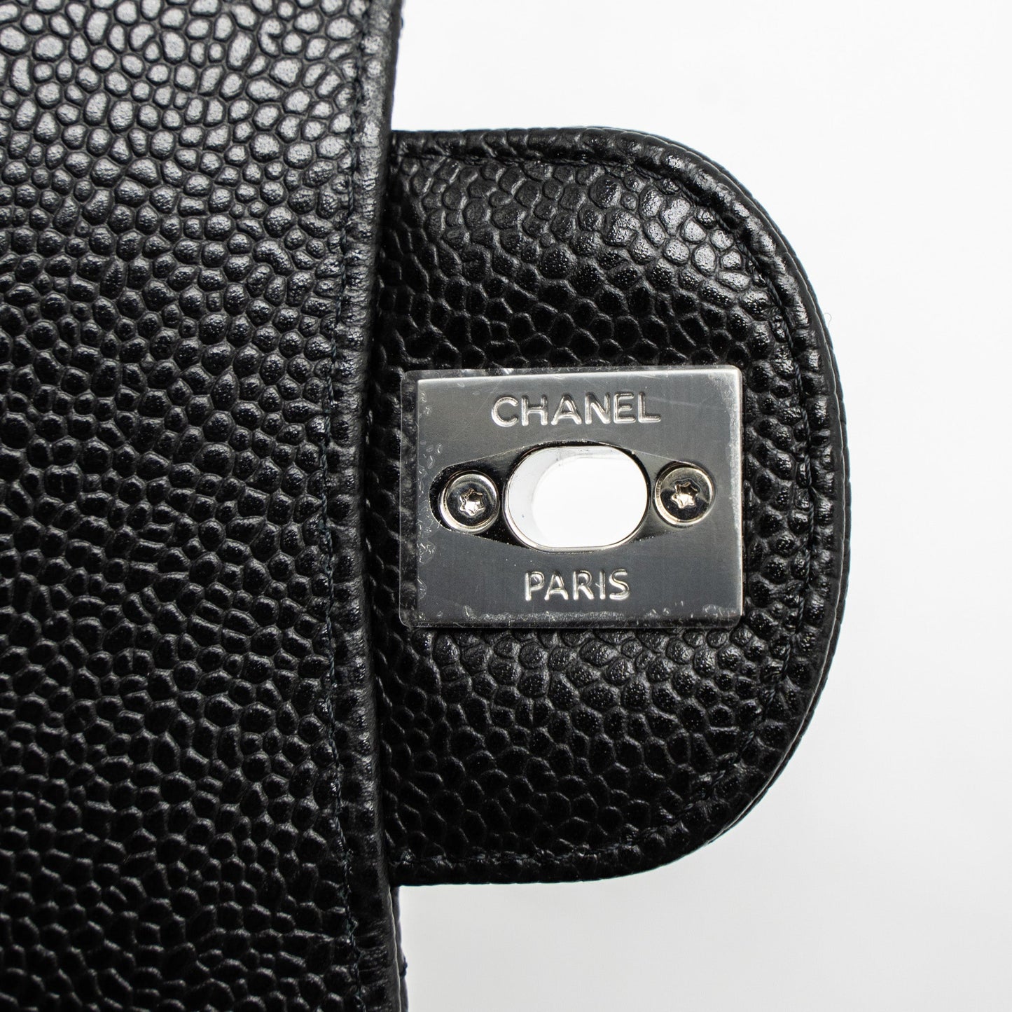 Chanel Small Classic Double Flap Bag Caviar Black SHW (Microchip)