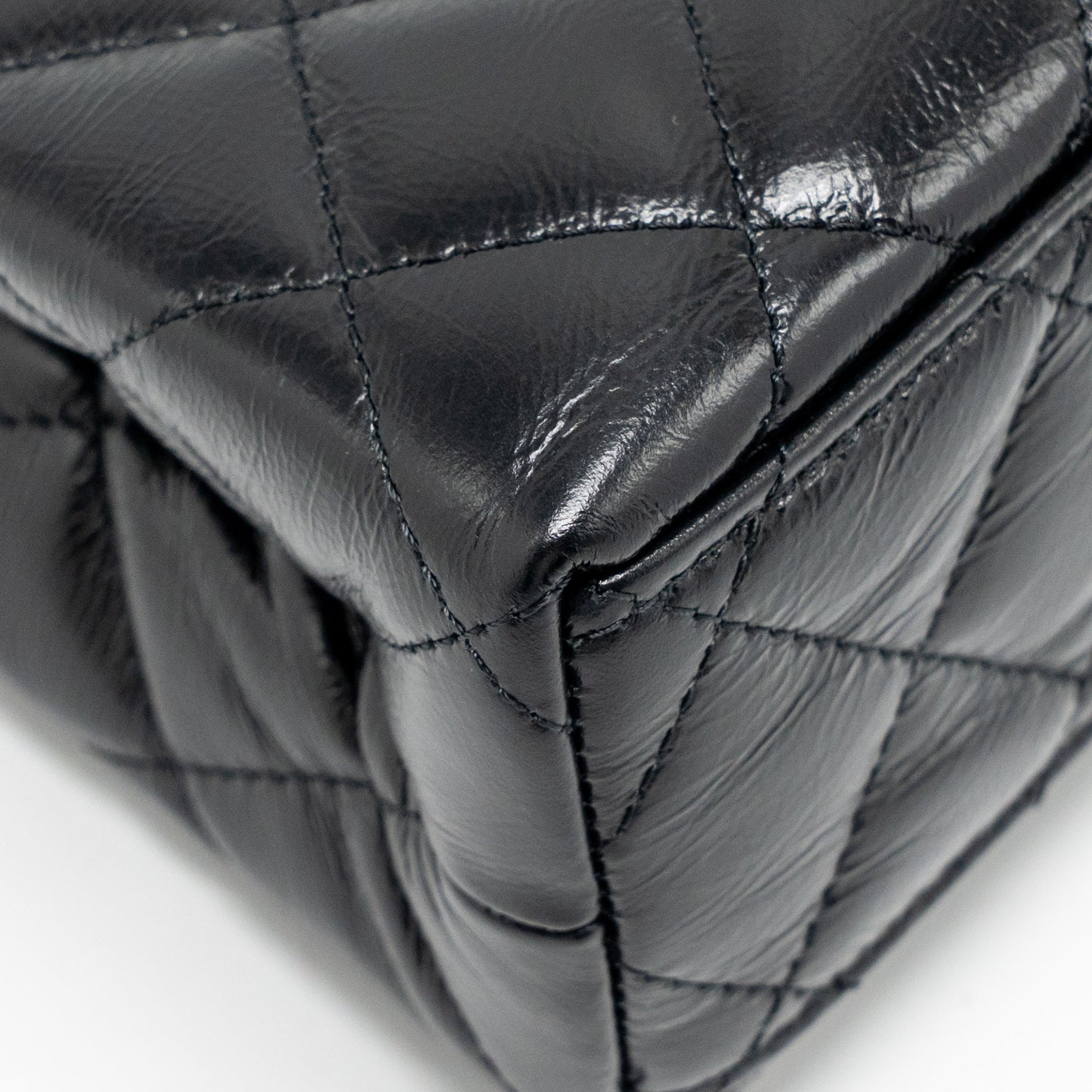Chanel Mini Kelly Shopping Tote Bag Calfskin Black GHW (Microchip)