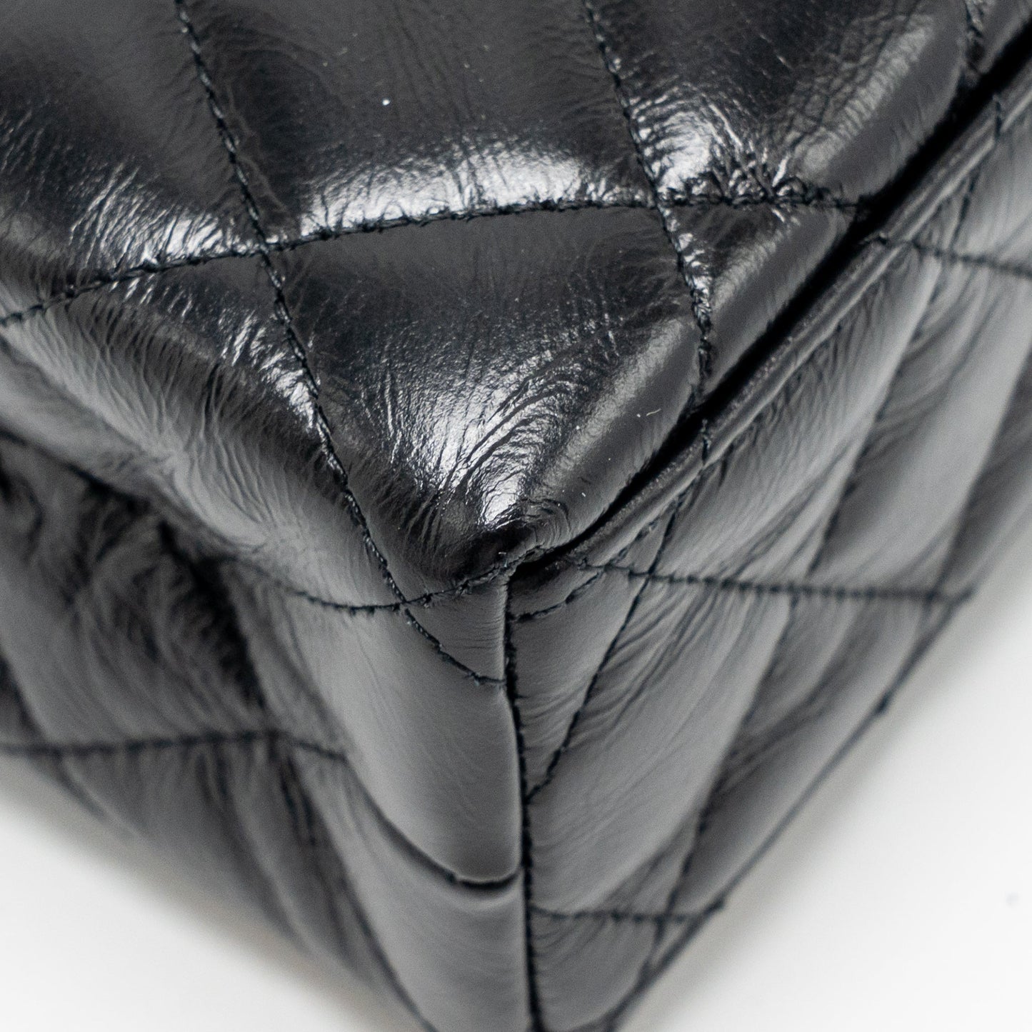 Chanel Mini Kelly Shopping Tote Bag Calfskin Black GHW (Microchip)