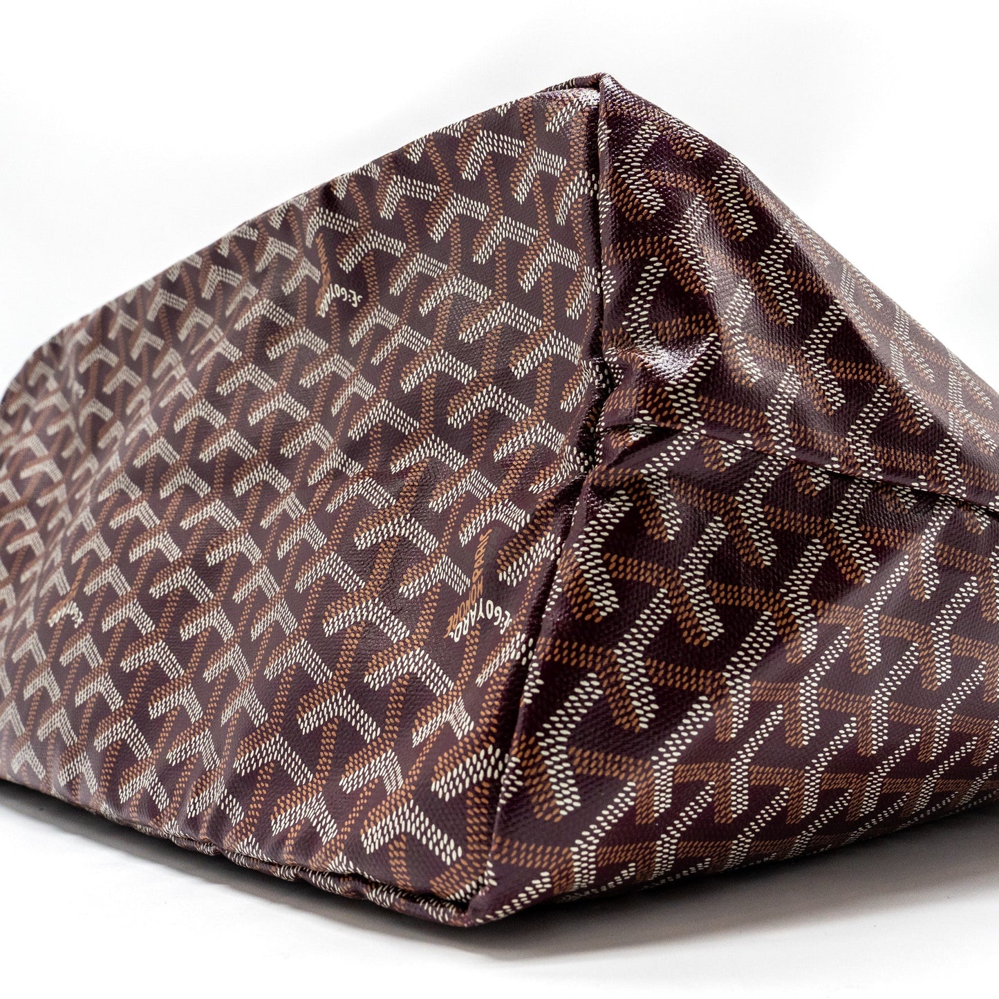 Goyard Saint Louis GM Tote Bag Goyardine Canvas/Calfskin Burgundy SHW
