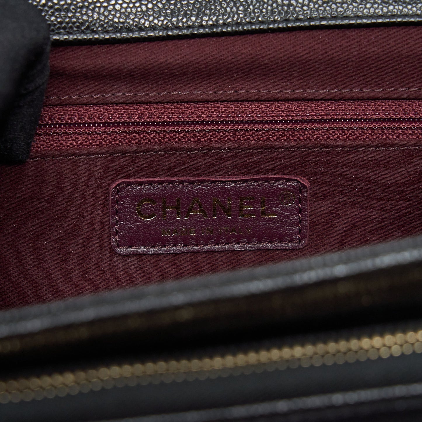 Chanel 22P Small Business Affinity Grained Calfskin Black LGHW (Microchip)