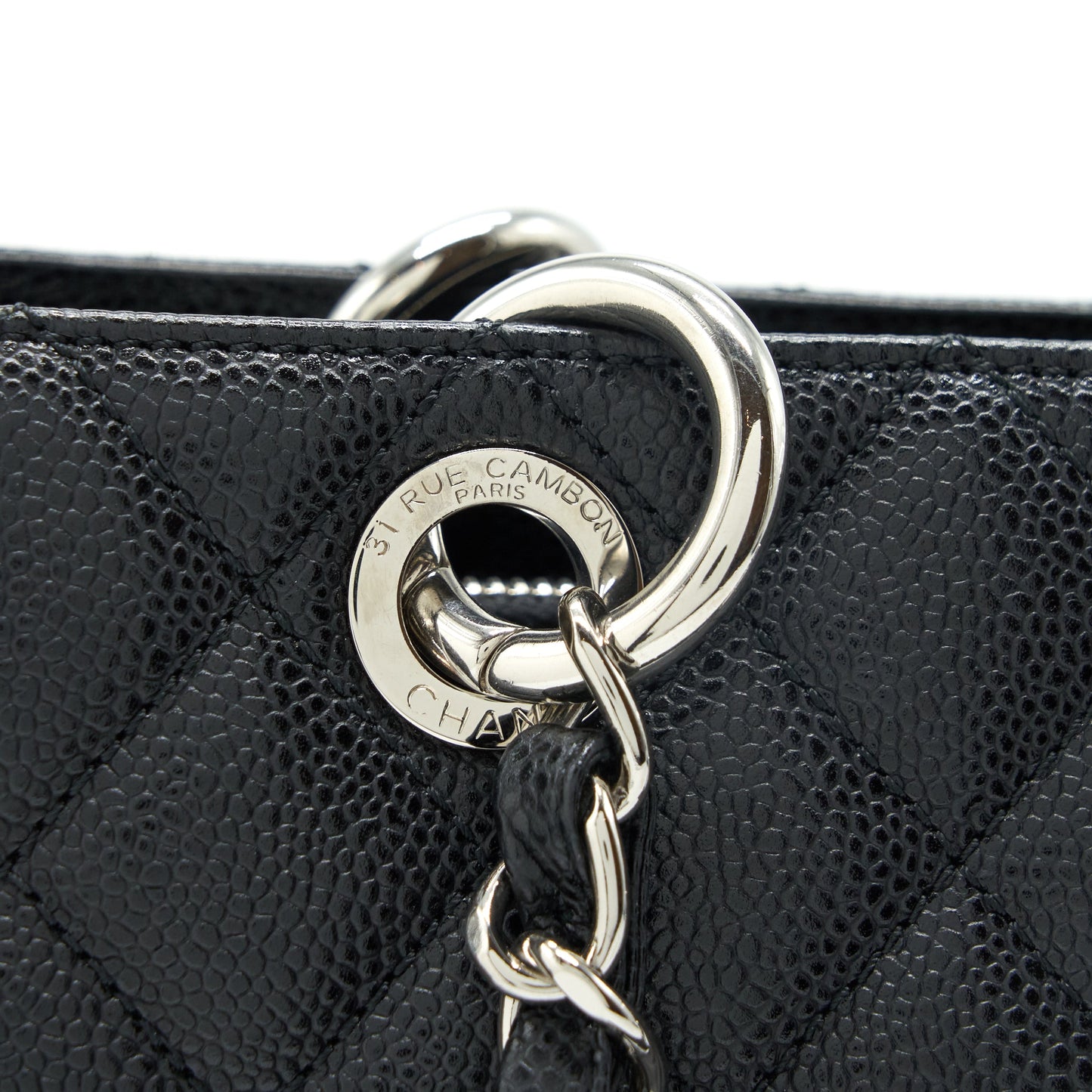 Chanel Grand Shopping Tote Caviar Black SHW
