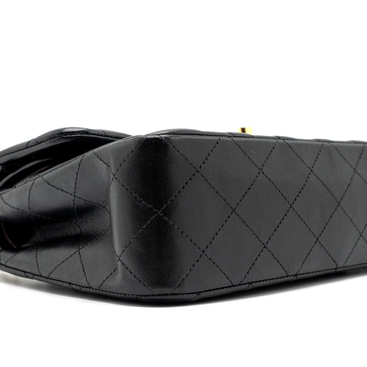 Chanel Small Classic Double Flap Bag Lambskin Black GHW