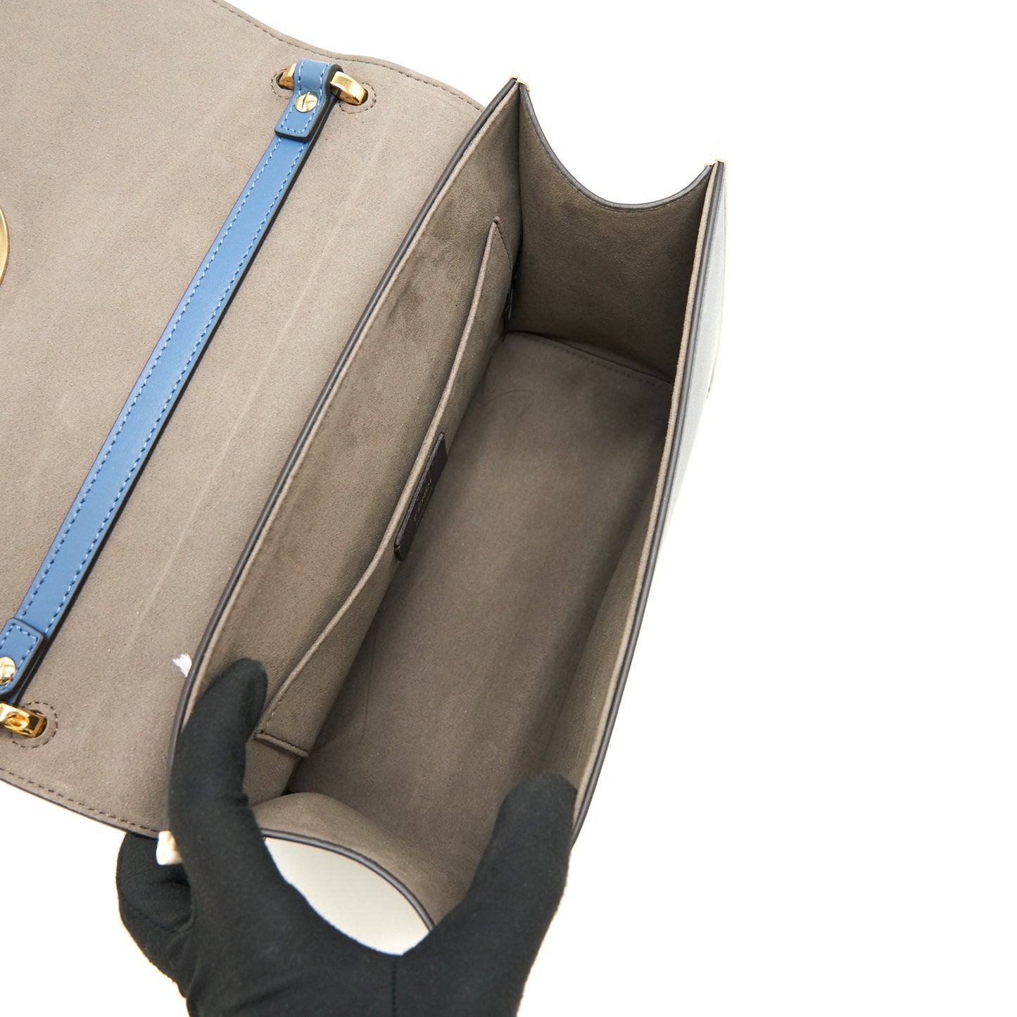 FENDI KAN I F SHOULDER CHAIN BAG