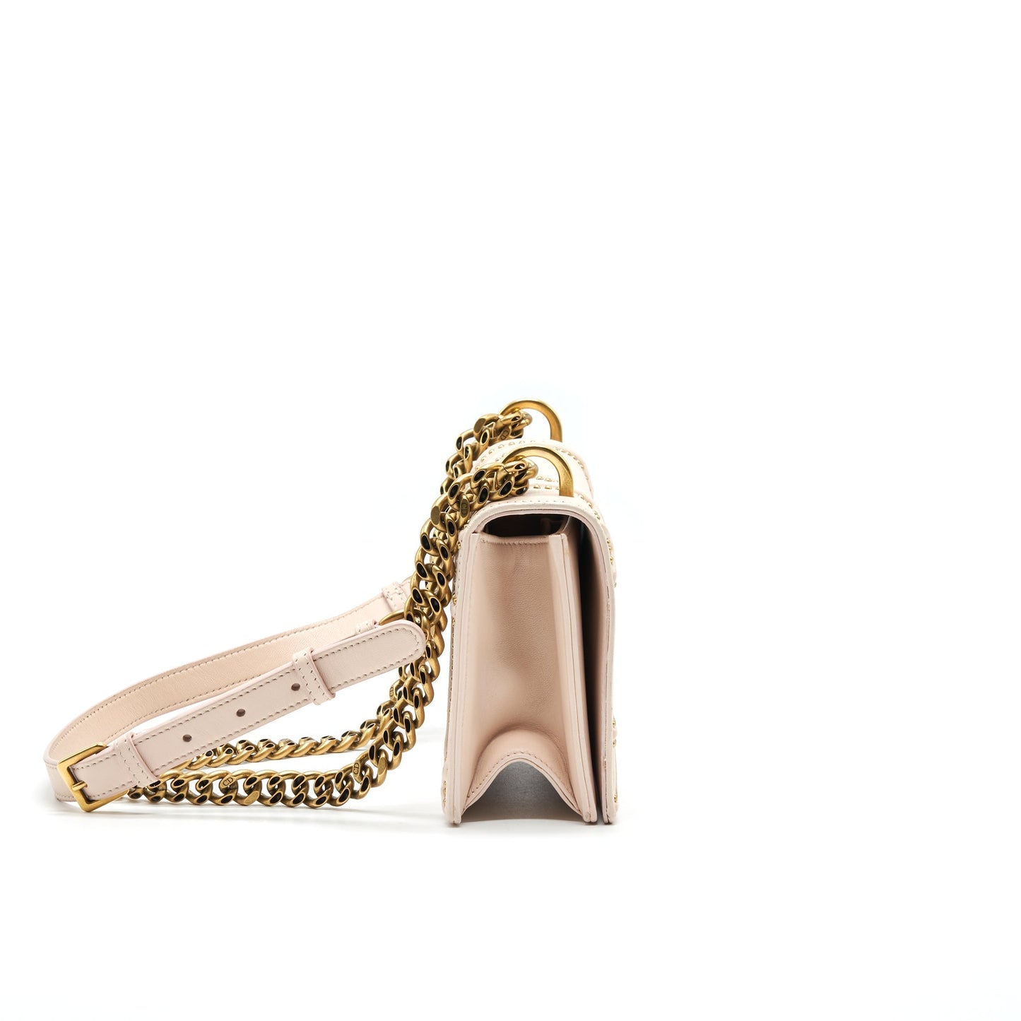 Luxury Dior Small Studded Luxury Diorama Beige with GHW