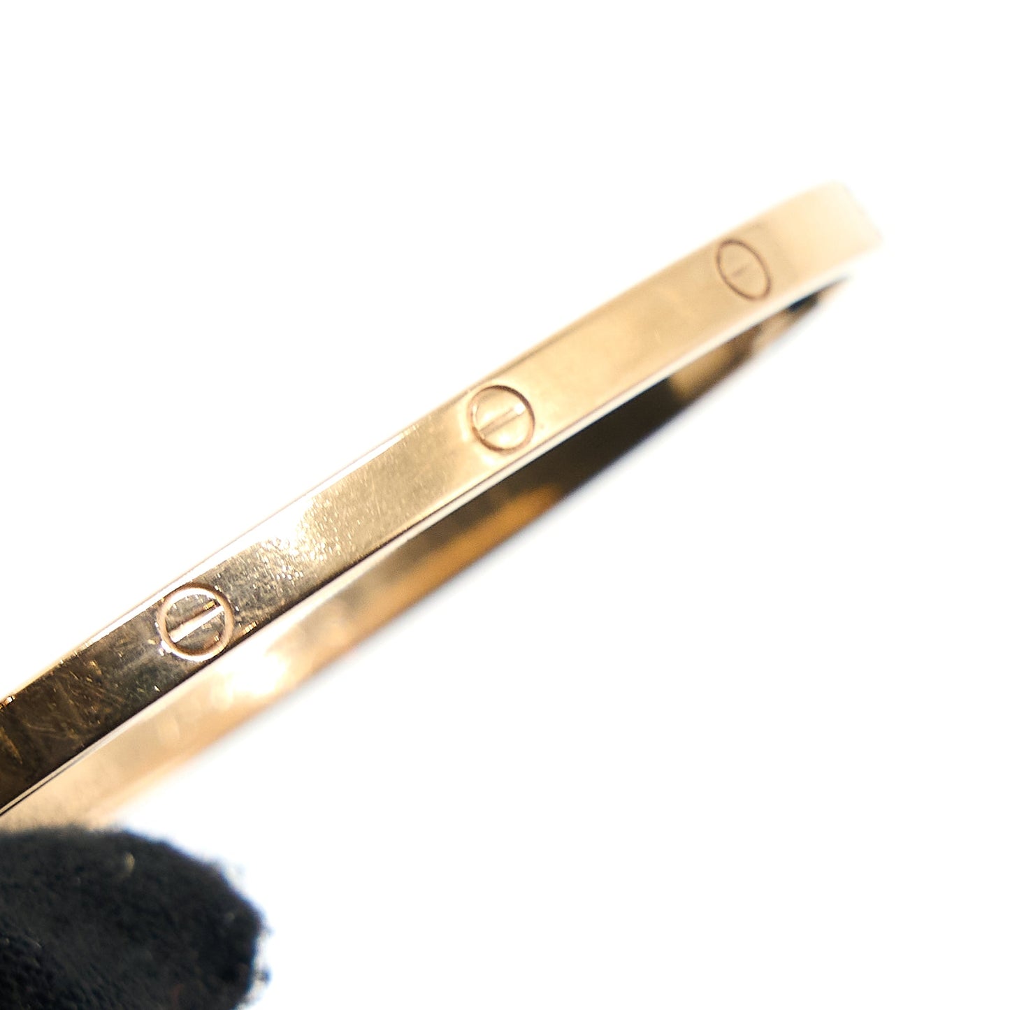 Cartier Size 17 Love Bracelet Small Model Rose Gold