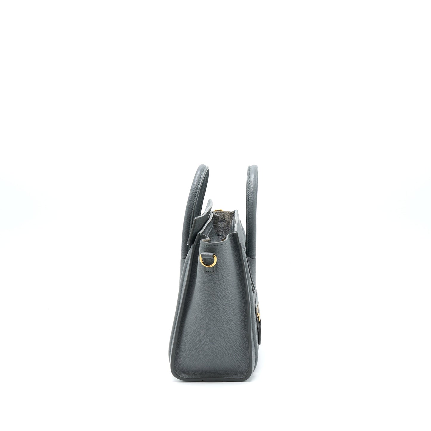 Celine Nano Luggage Bag Grey GHW