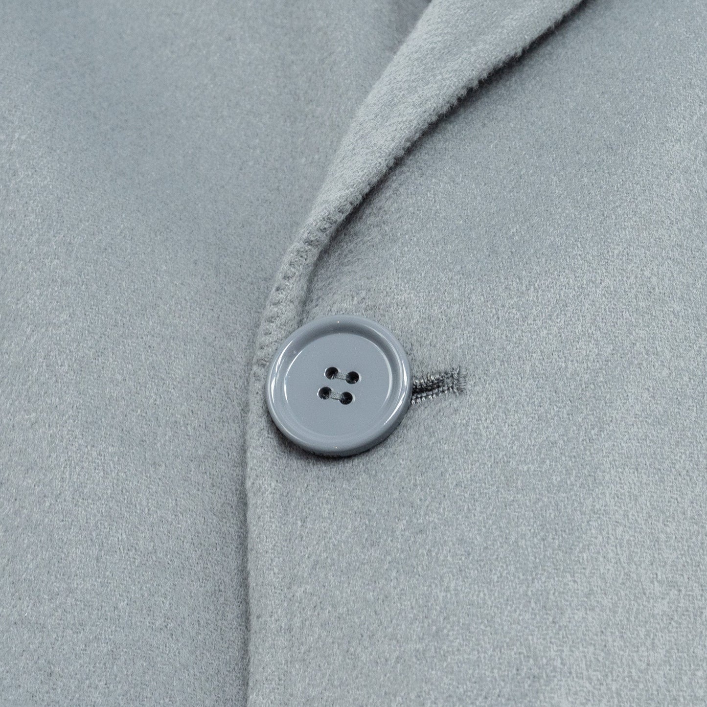 ‘S MaxMara Size 40 Audrey Day Coats Virgin Wool Light Grey
