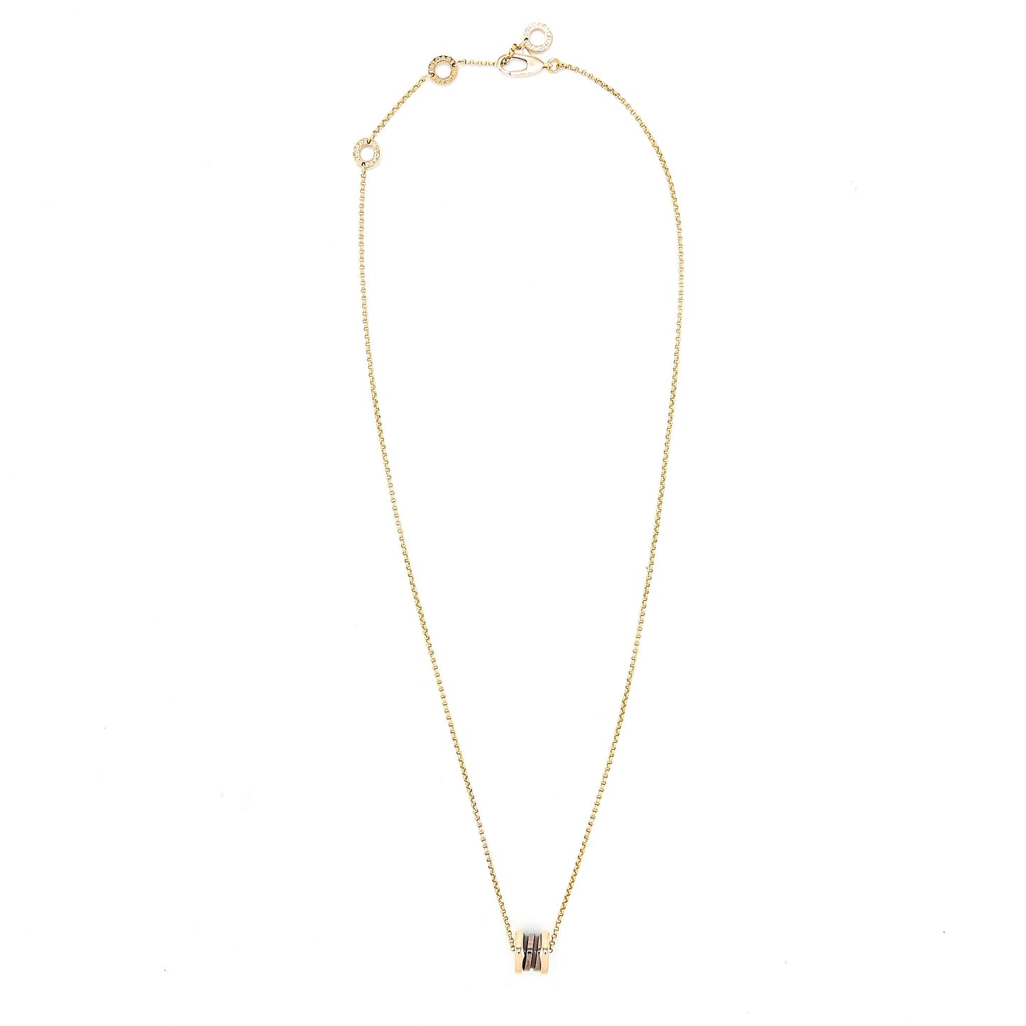 Bvlgari B.Zero Necklace Rose Gold, Ceramic Bronze