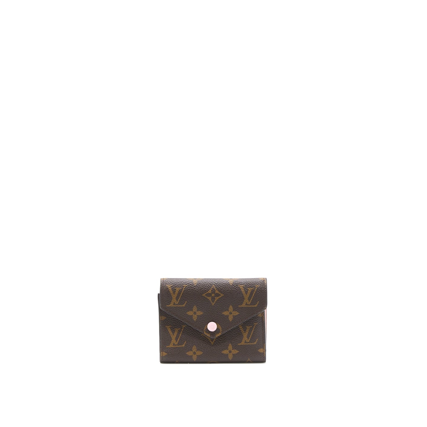 Louis Vuitton Victorine Wallet Monogram Canvas Rose Ballerine GHW