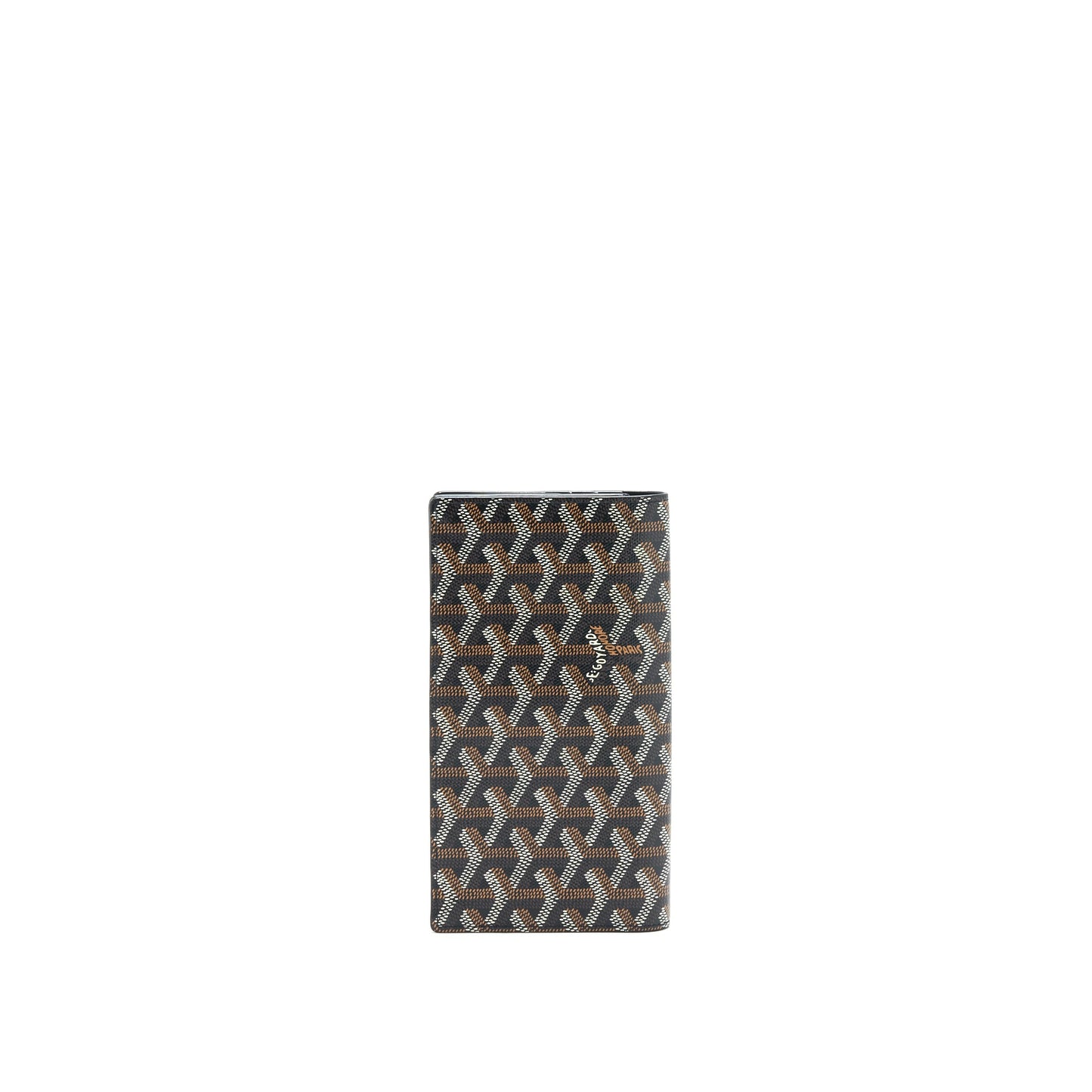 Goyard Richelieu Wallet Goyardine In Black Canvas