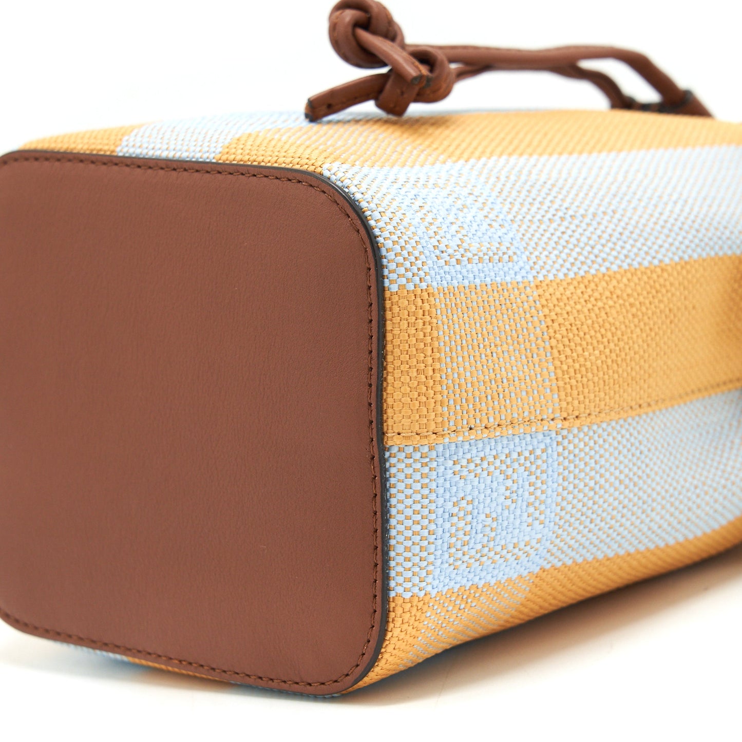 Fendi Mini Mon Tresor Bucket bag yellow and light blue