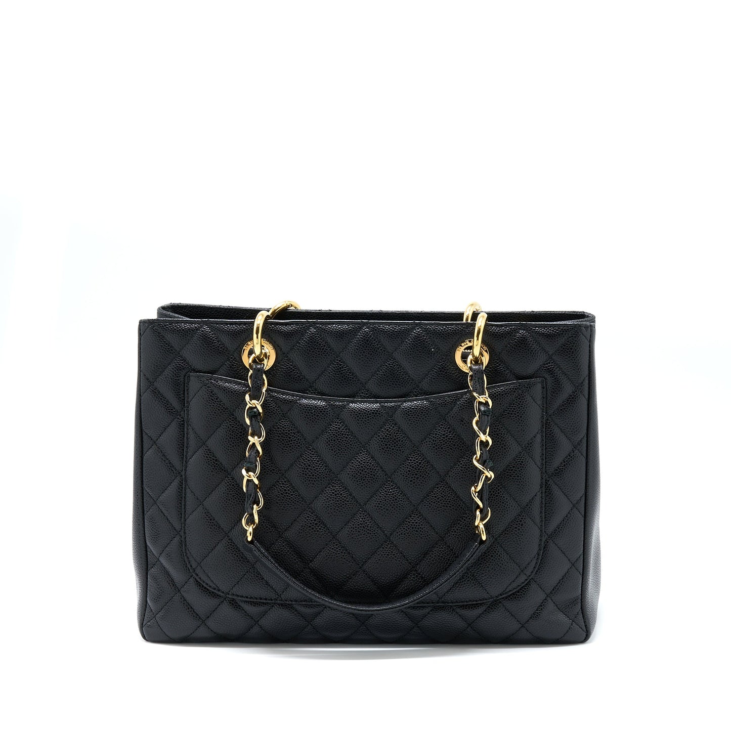 Chanel Grand Shopping Tote Bag Caviar Black GHW