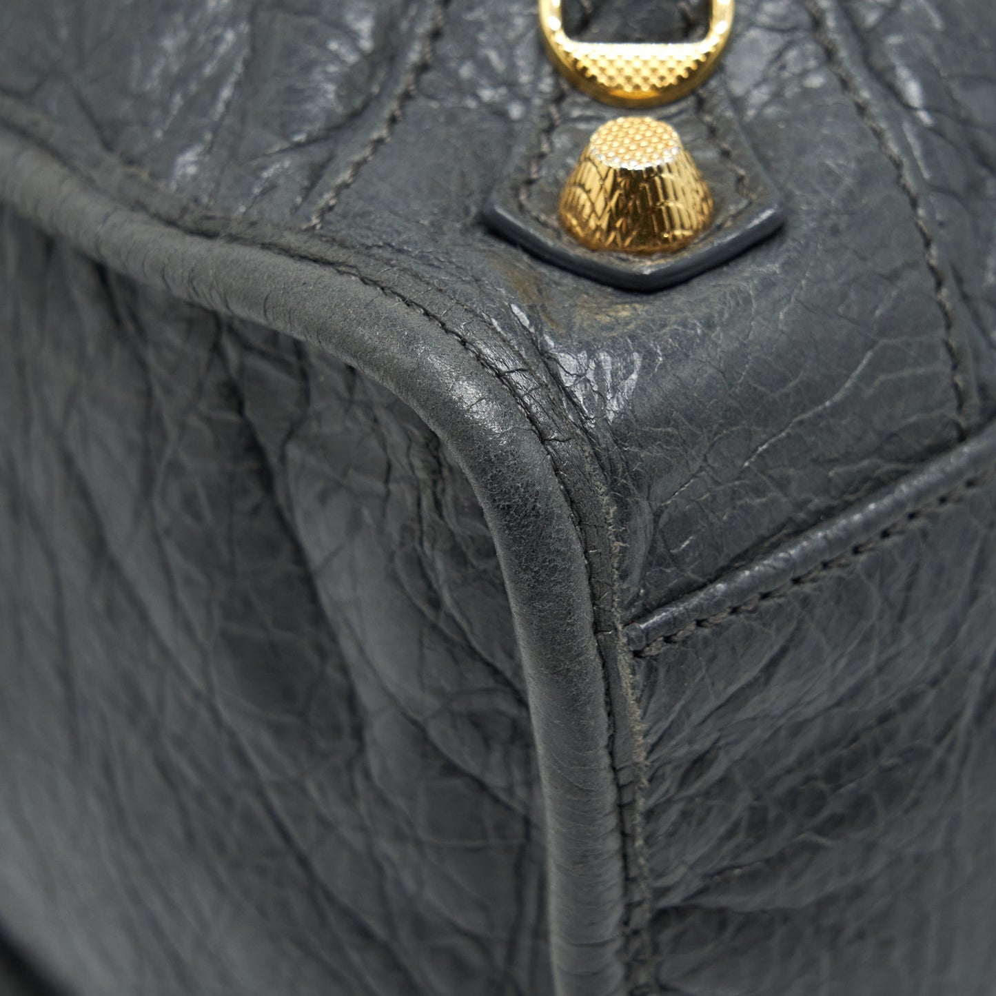Balenciaga Classic City Bag Grey GHW