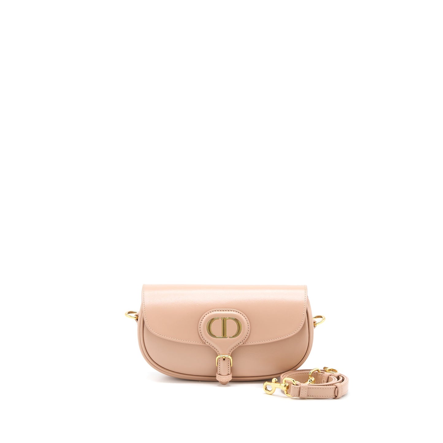 Luxury Dior Bobby East-West Bag Box Calfskin Light Pink GHW