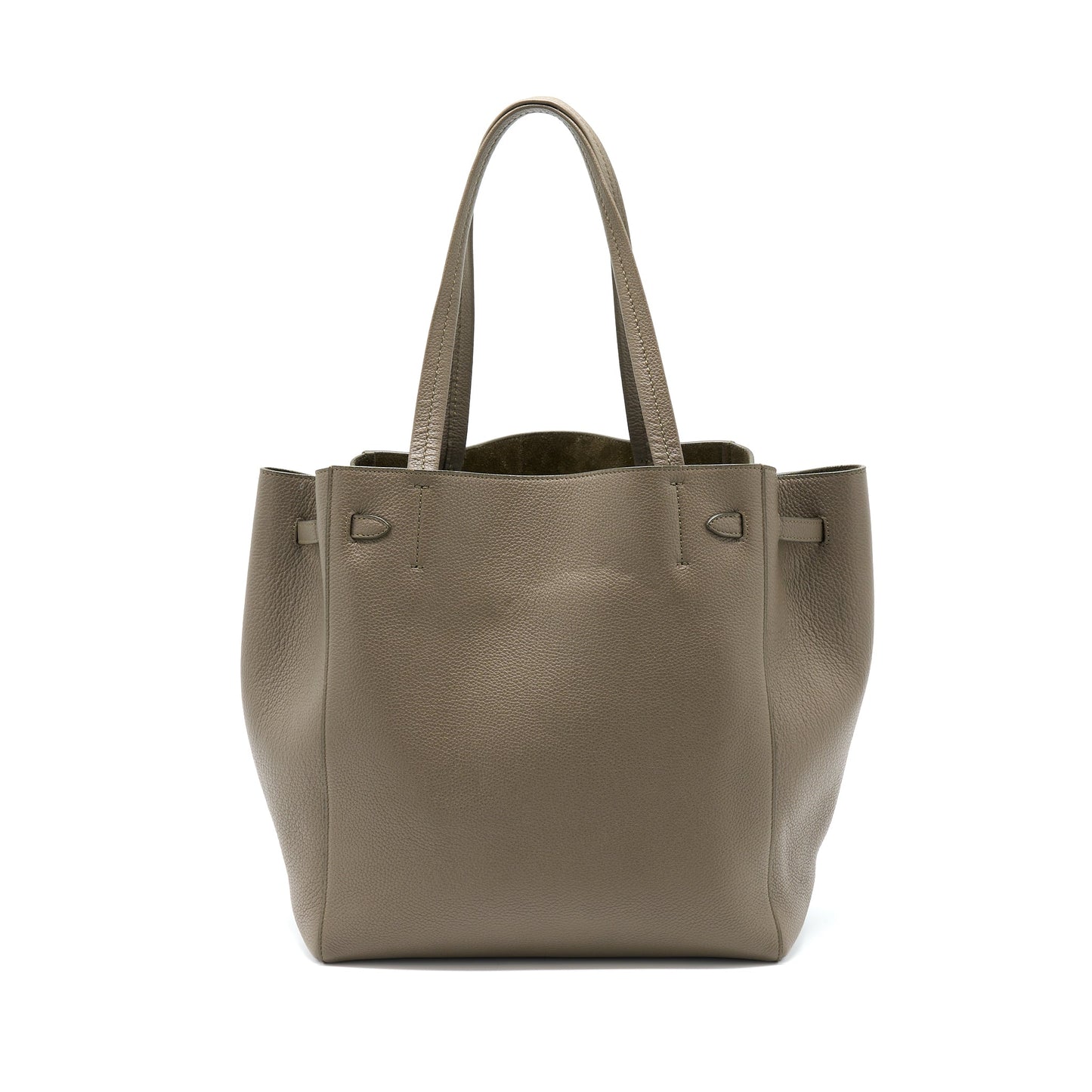 Celine Small Cabas Phantom Soft Grained Calfskin Grey GHW