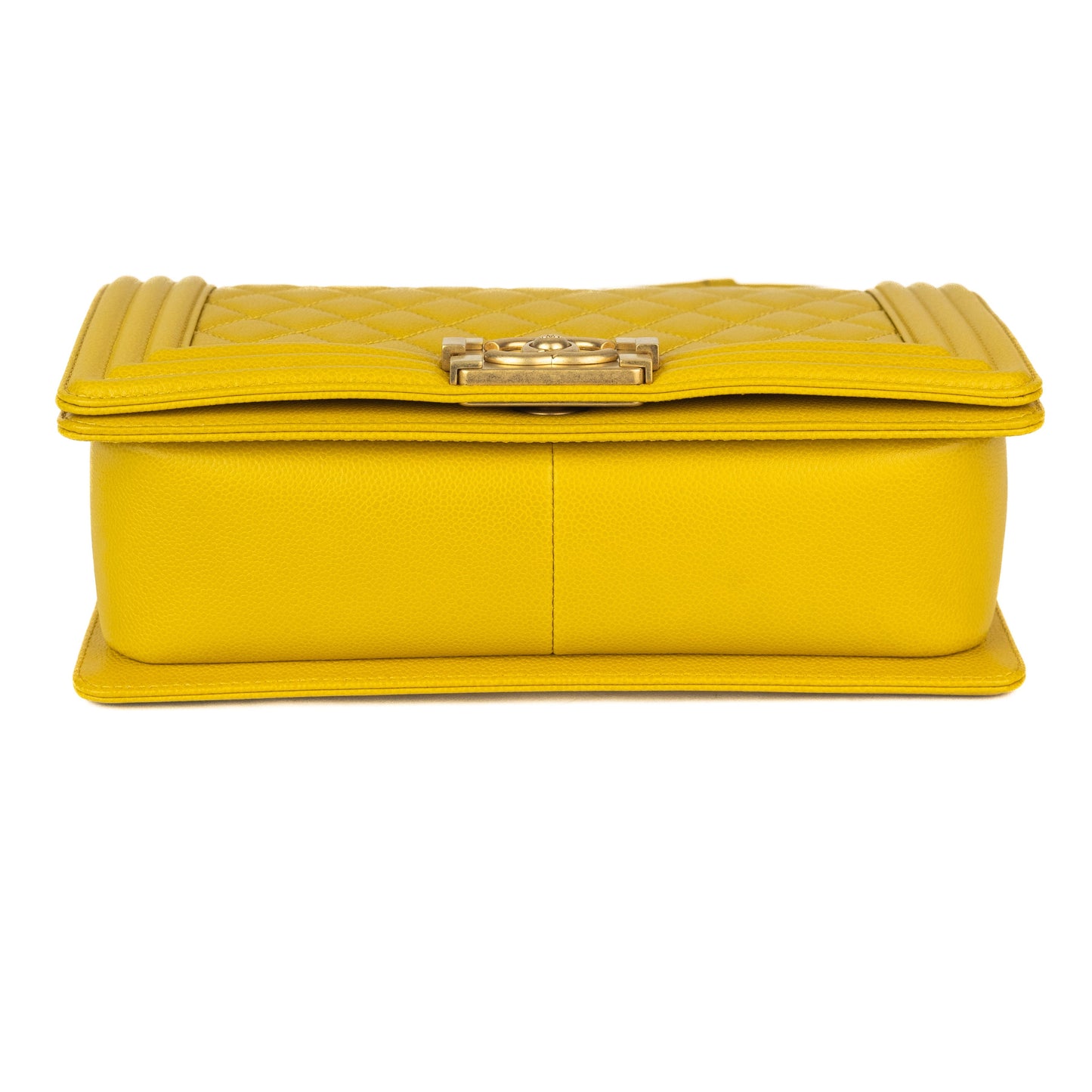 Chanel Grained Calfskin Medium Boy Bag