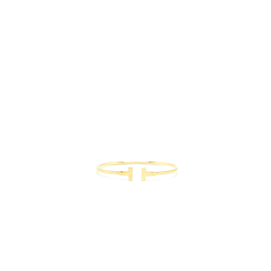 Tiffany Size Medium T Wire Bracelet Yellow Gold