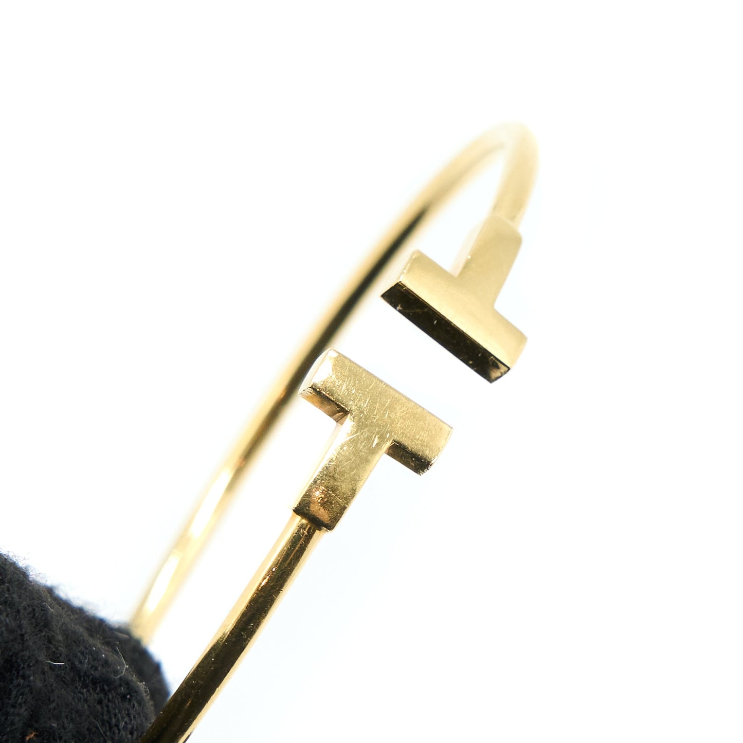 Tiffany Size Medium T Wire Bracelet Yellow Gold