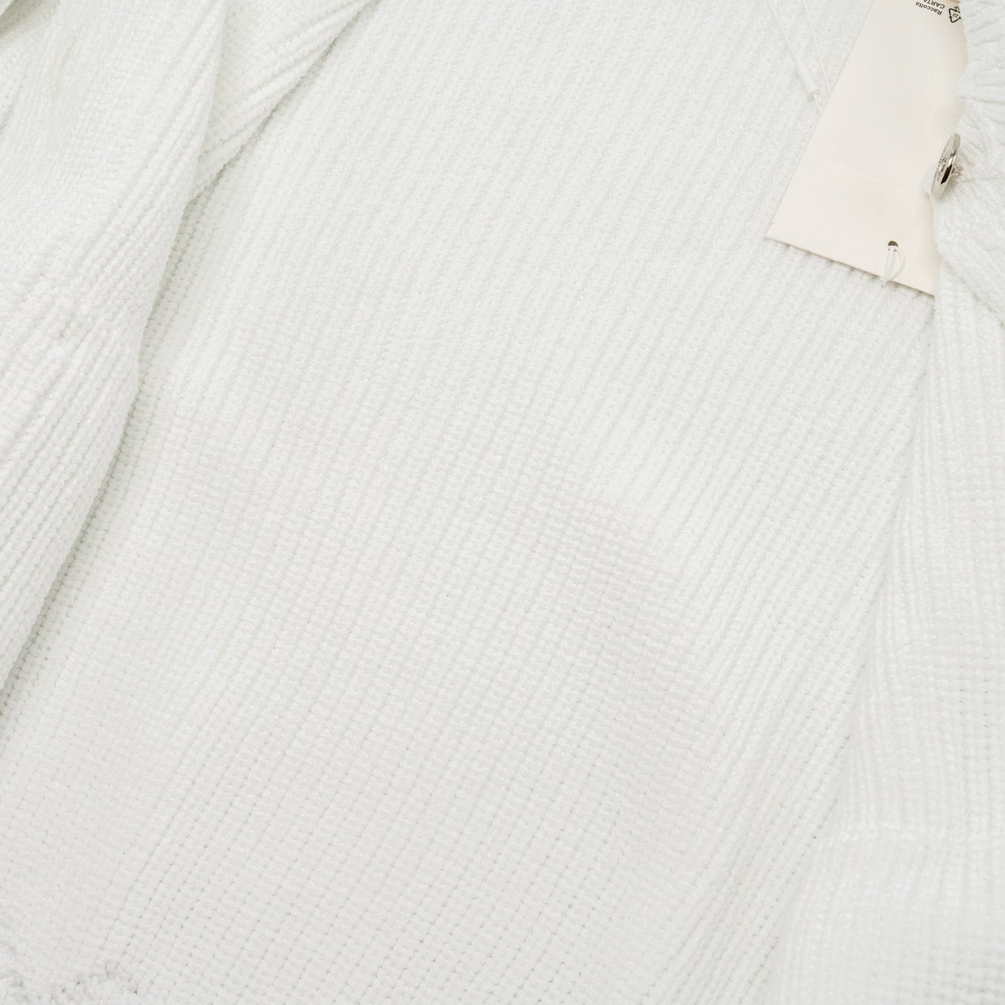 Chanel Size 38 25P Jacket Cotton/Mixed Fibres White SHW