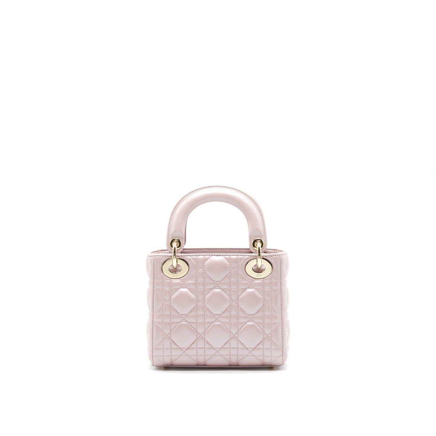 Luxury Dior Lady Luxury Dior Mini Tote Bag Pink with LGHW