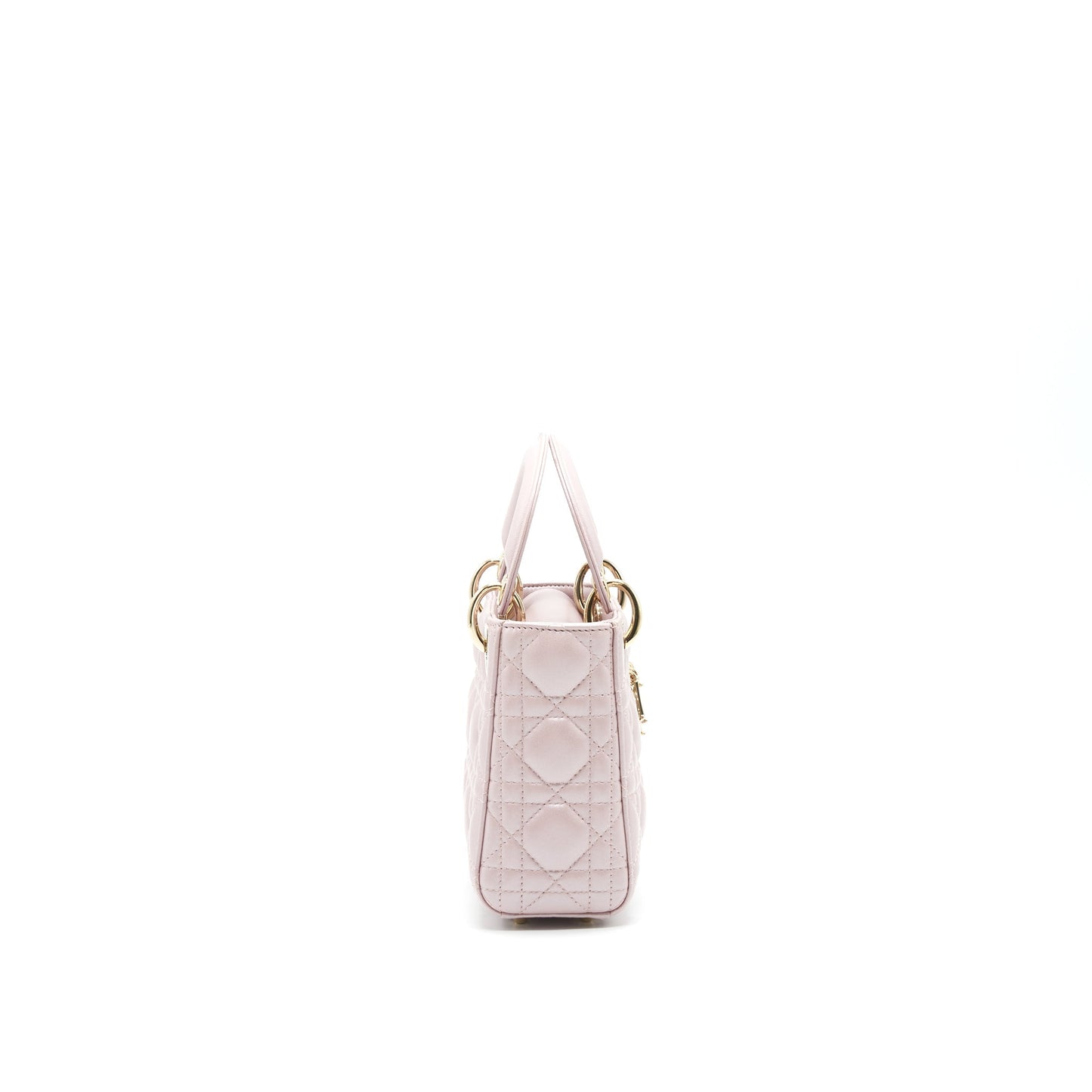 Luxury Dior Lady Luxury Dior Mini Tote Bag Pink with LGHW
