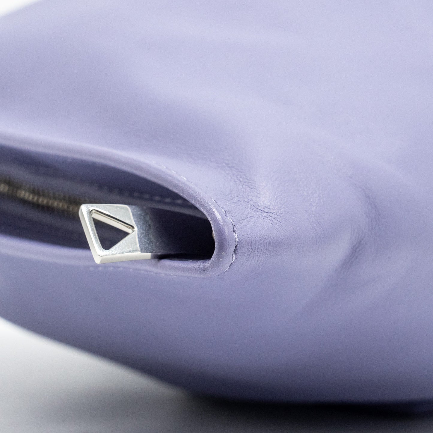 Bottega Veneta Twist Bag Leather Light Purple SHW